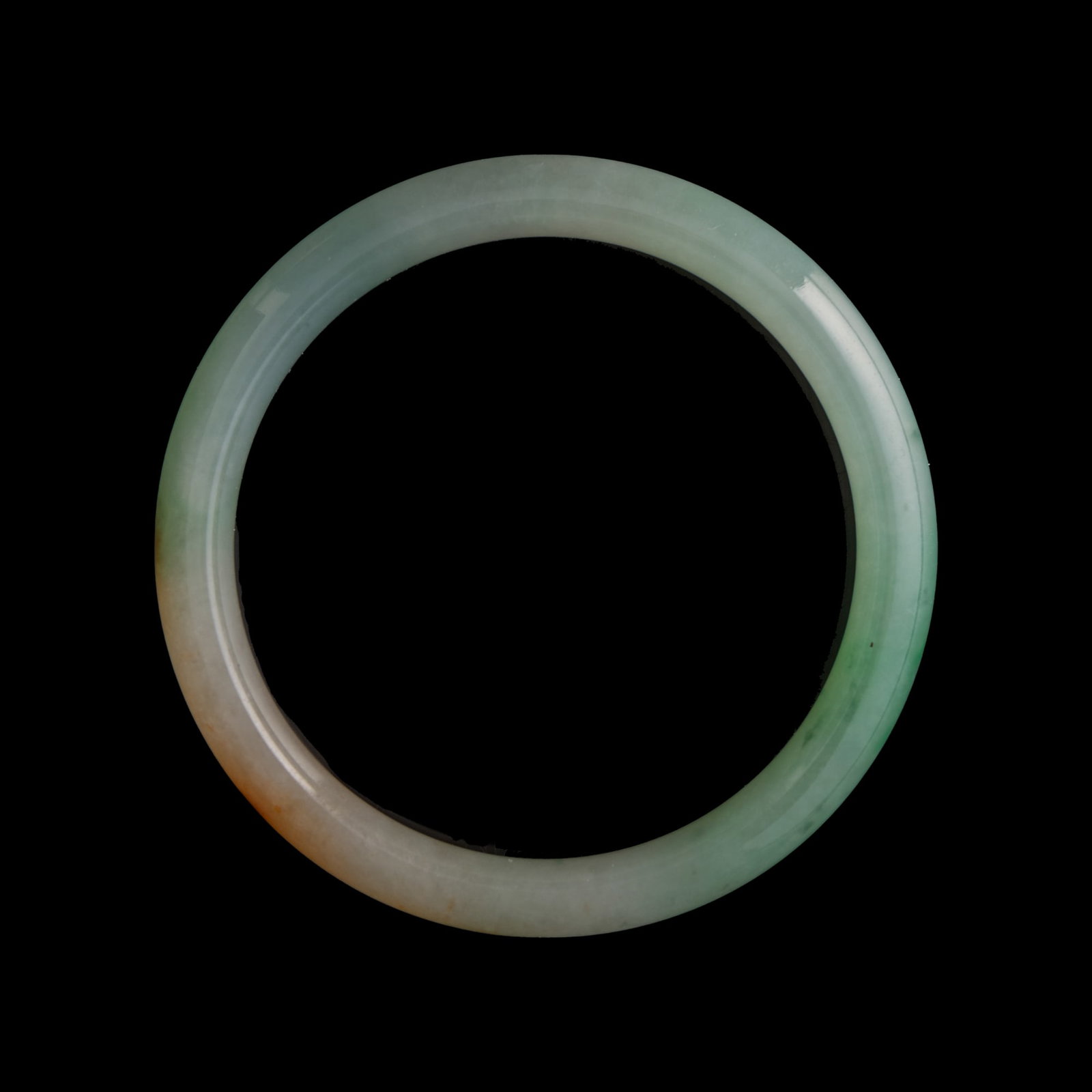 Two Chinese jadeite bangles - 4