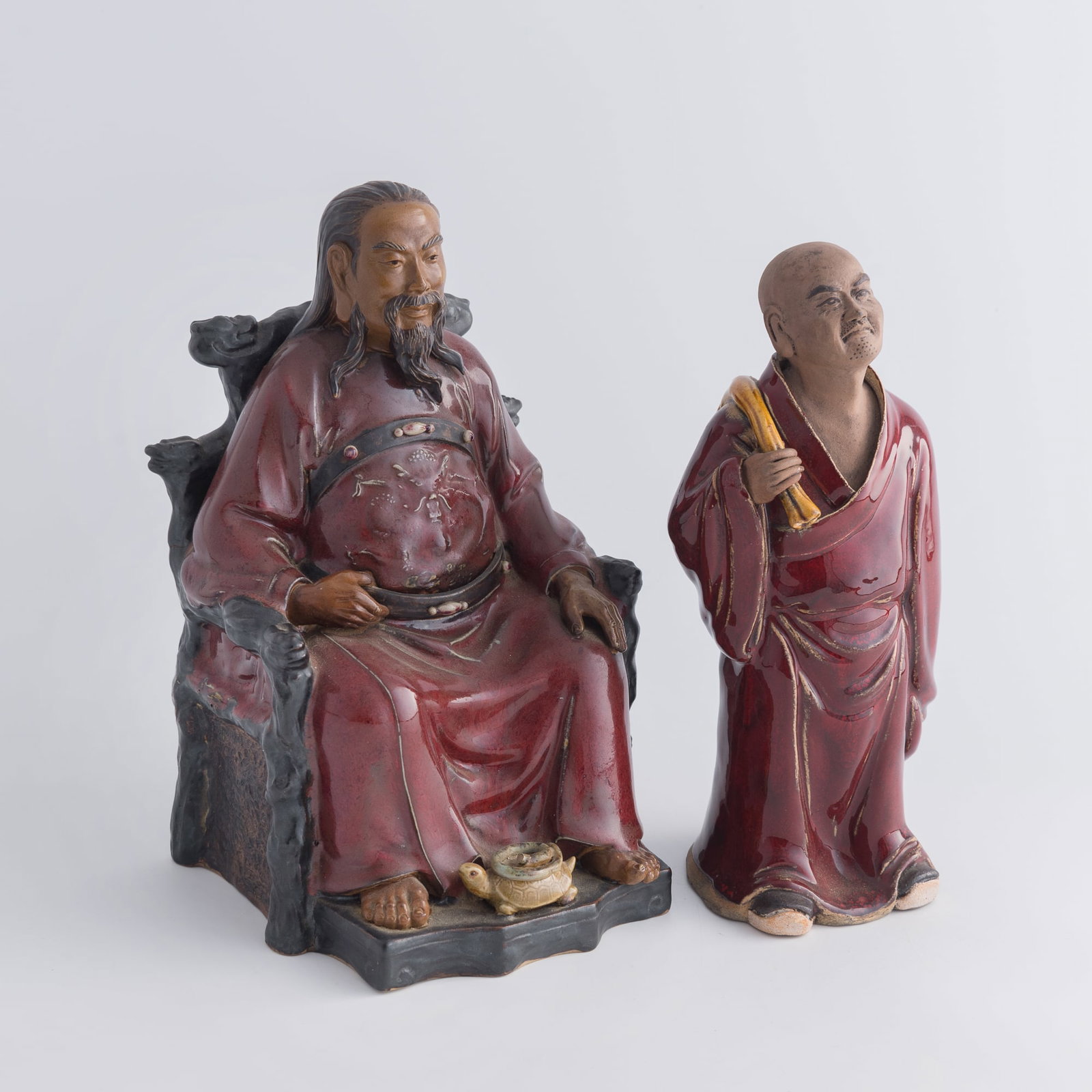 Two Chinese Shiwan ware figures (1 of 11)