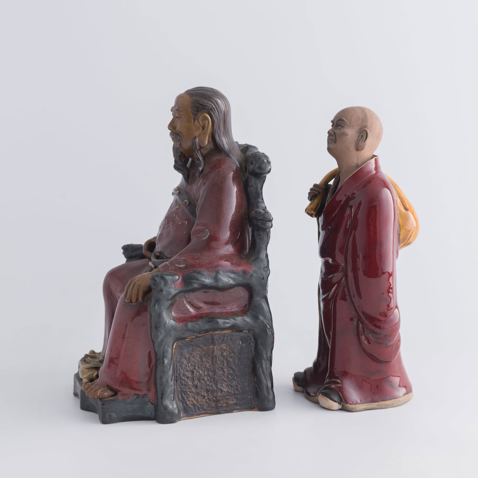 Two Chinese Shiwan ware figures - 3