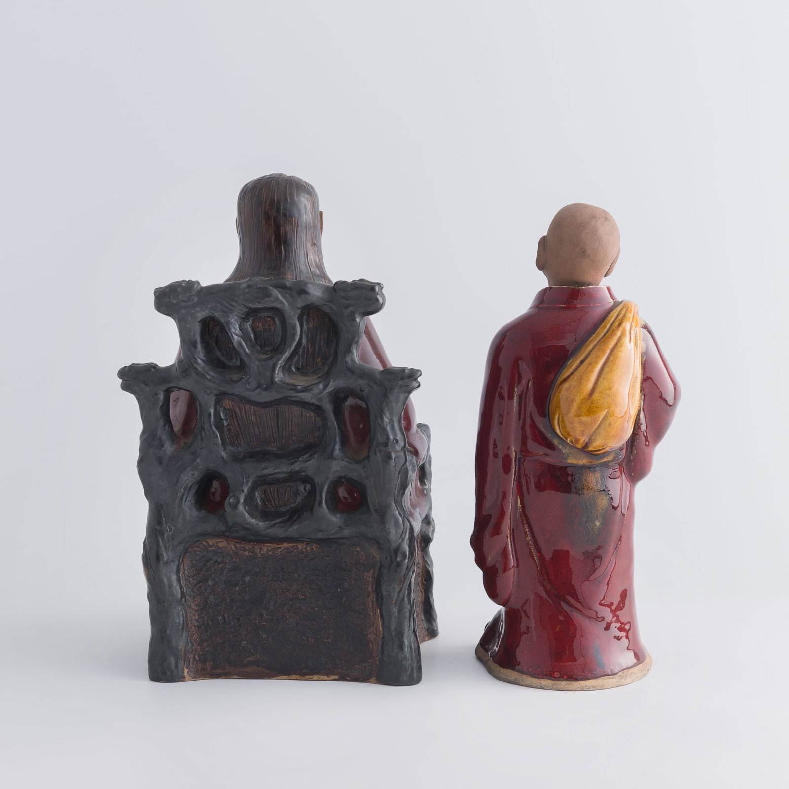 Two Chinese Shiwan ware figures - 4