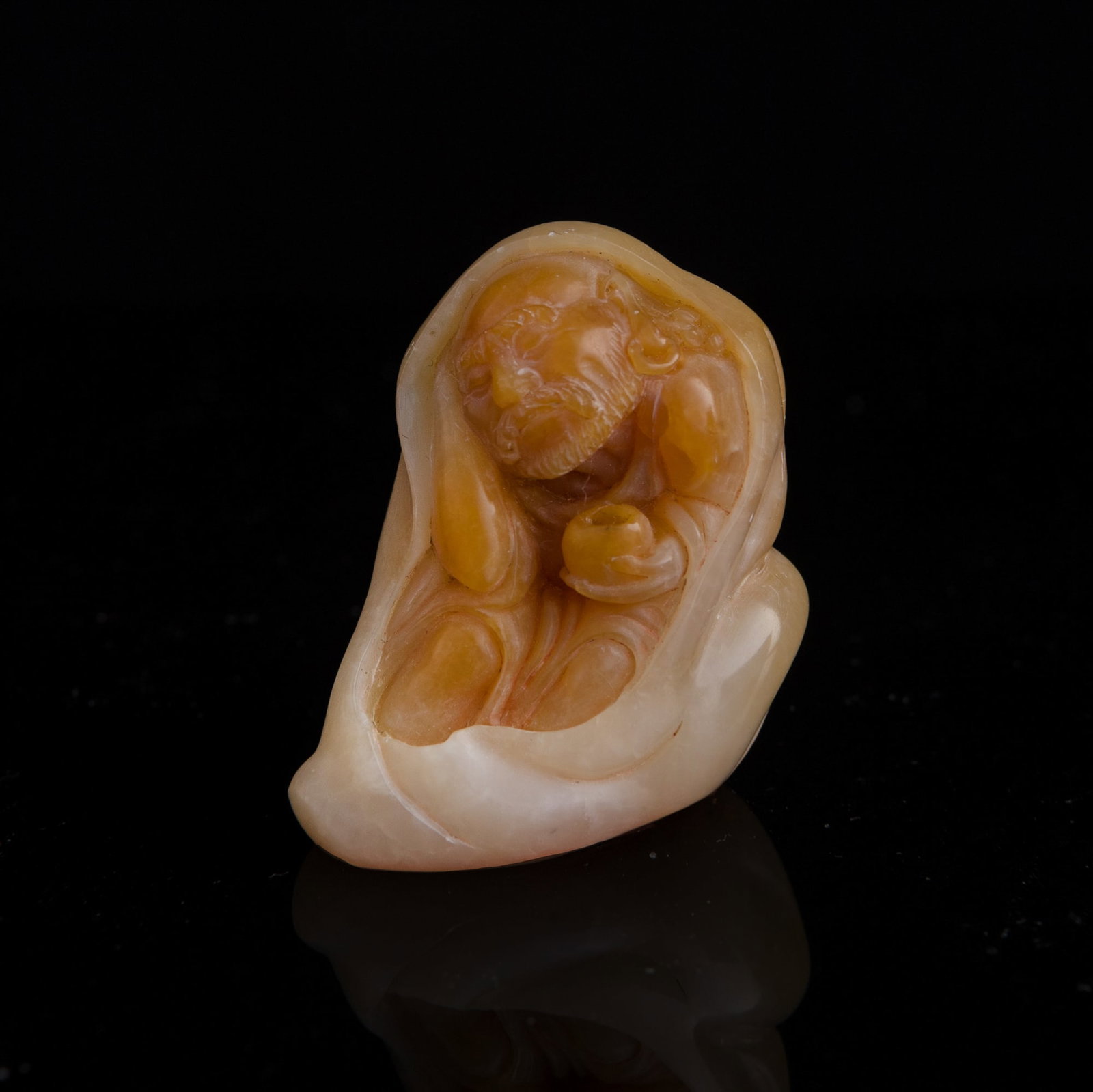Two Chinese soapstone seals - 10