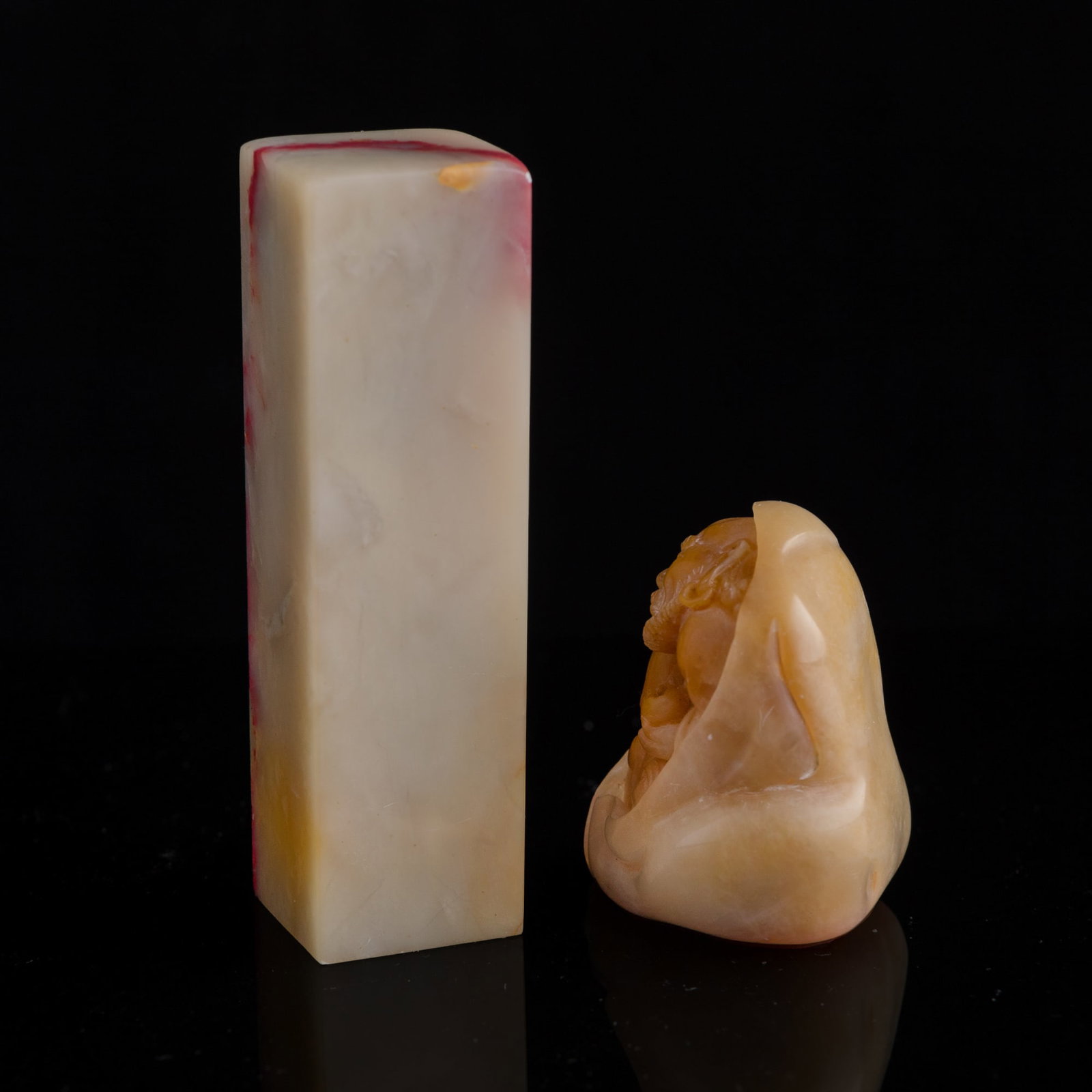 Two Chinese soapstone seals - 2
