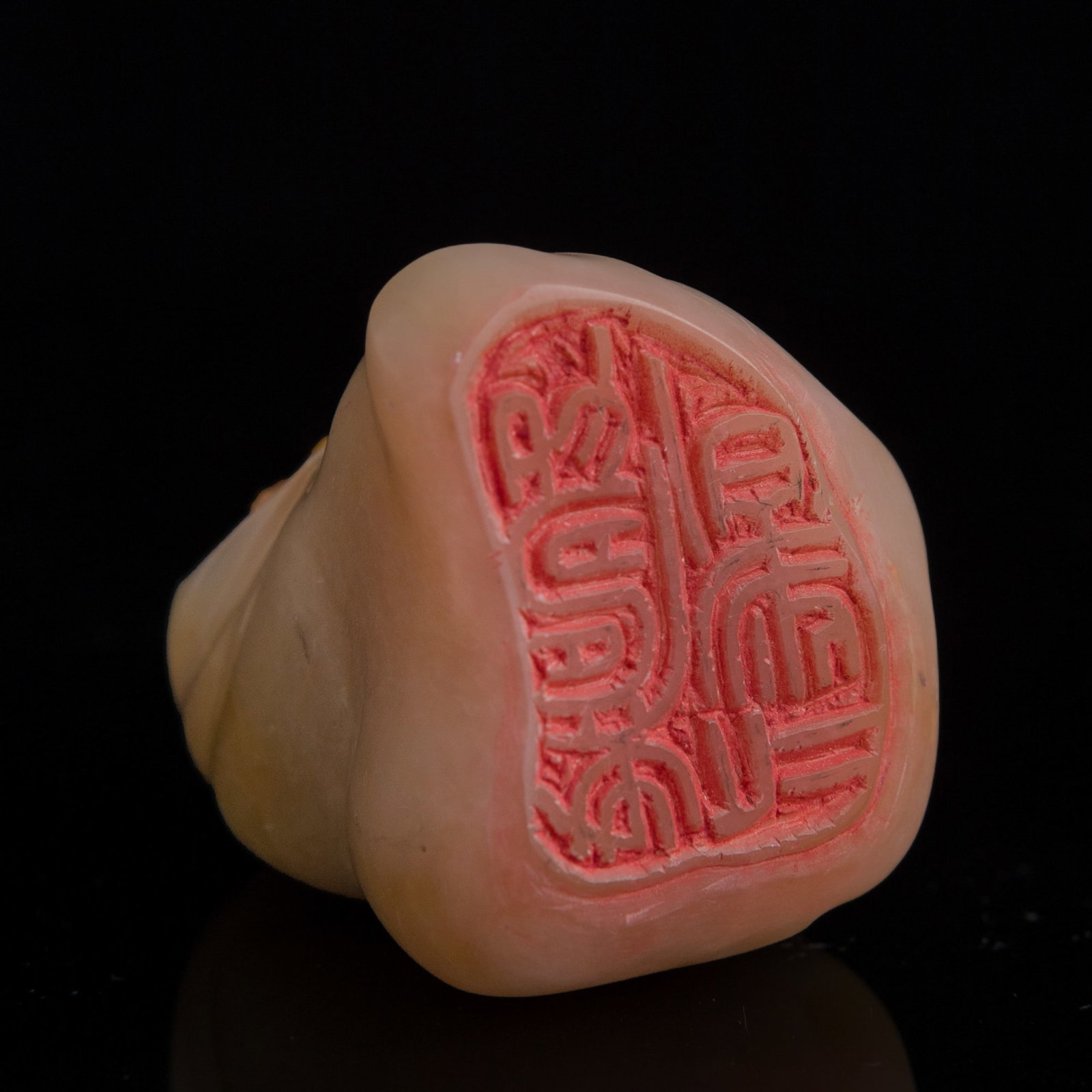 Two Chinese soapstone seals - 5