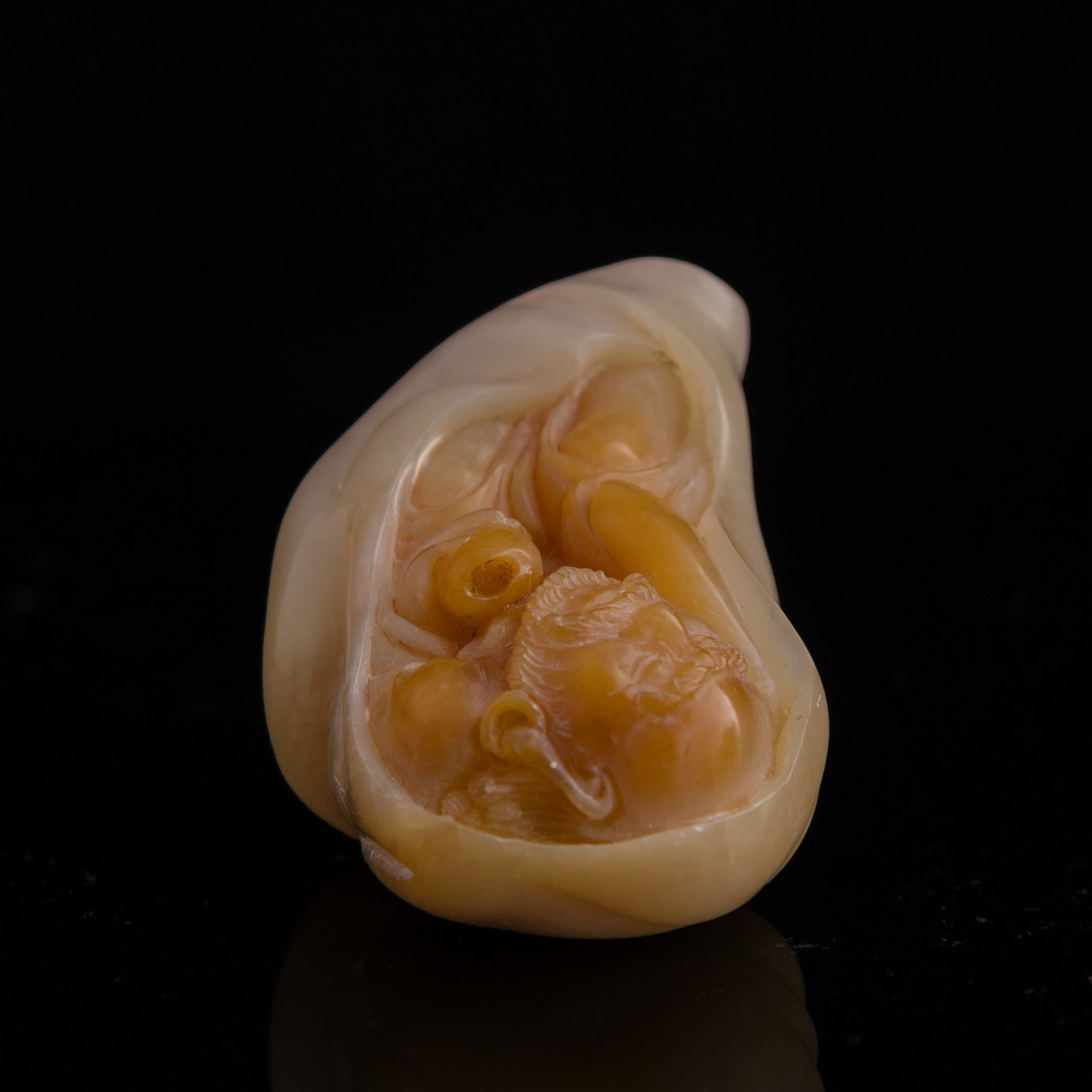 Two Chinese soapstone seals - 6
