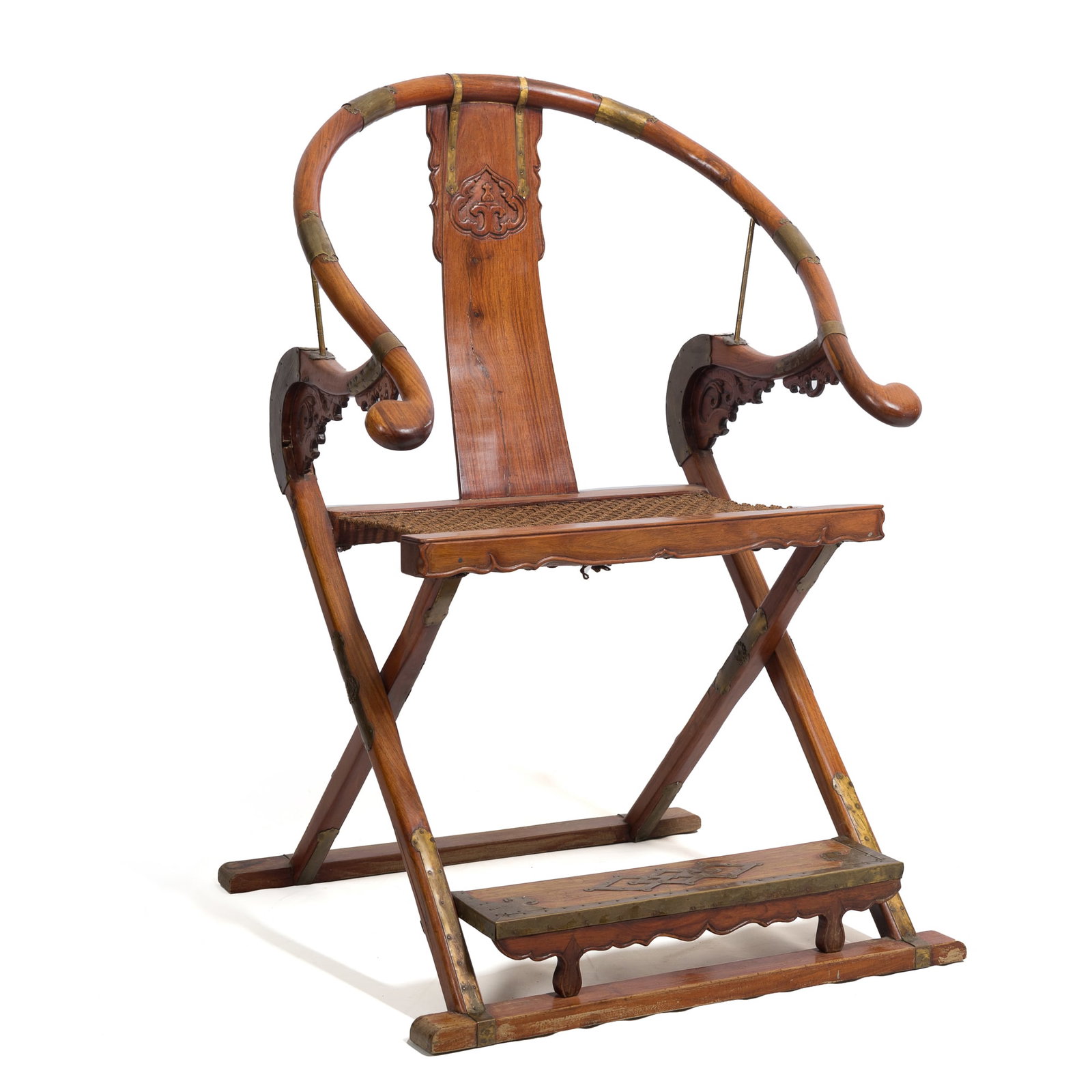 A Chinese huanghuali folding armchair (1 of 11)