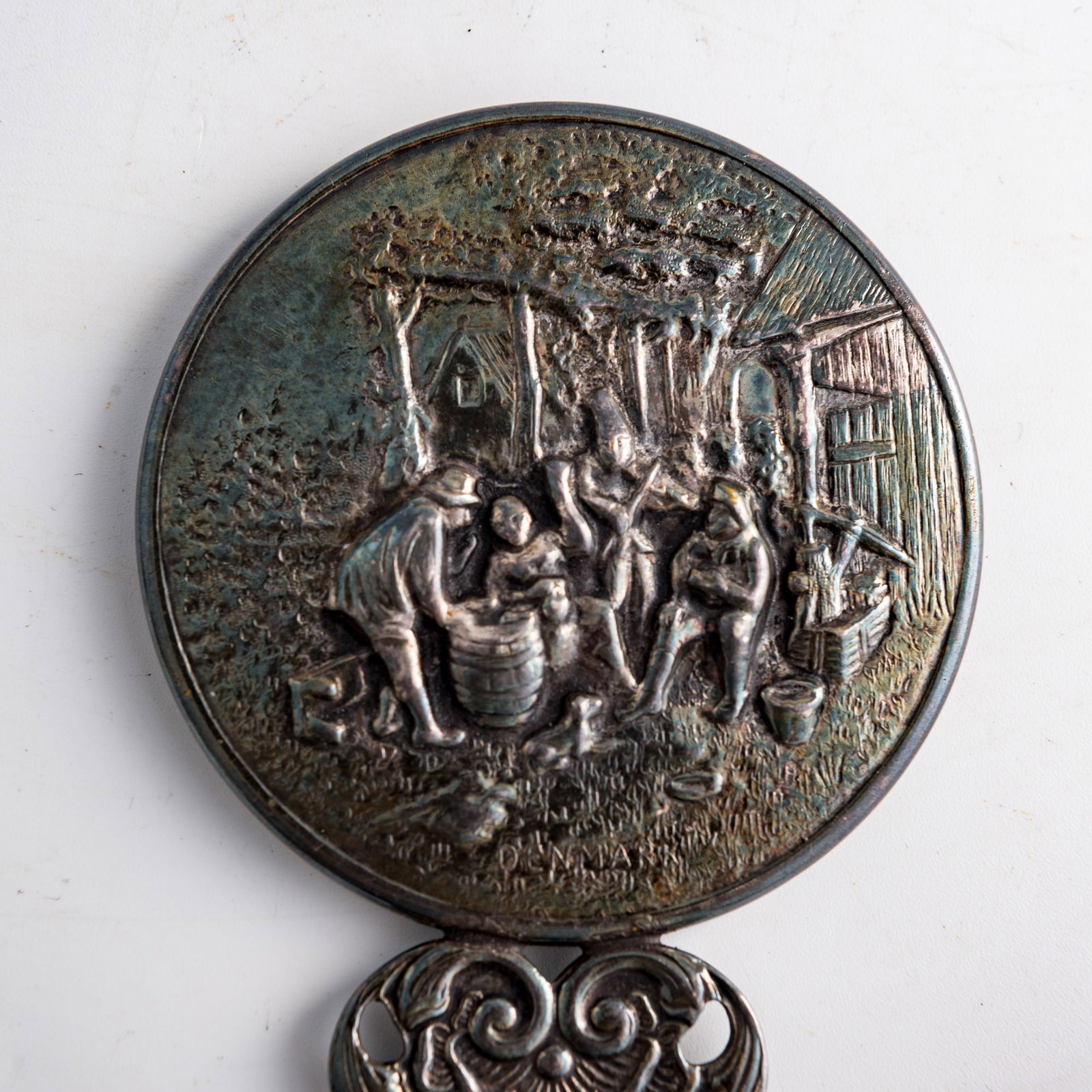 Five assorted Chinese silver objects, 19th century - 10