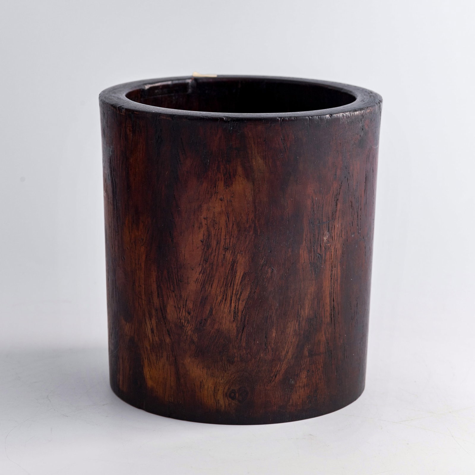A Chinese huanghuali brush pot, 18th century (1 of 7)