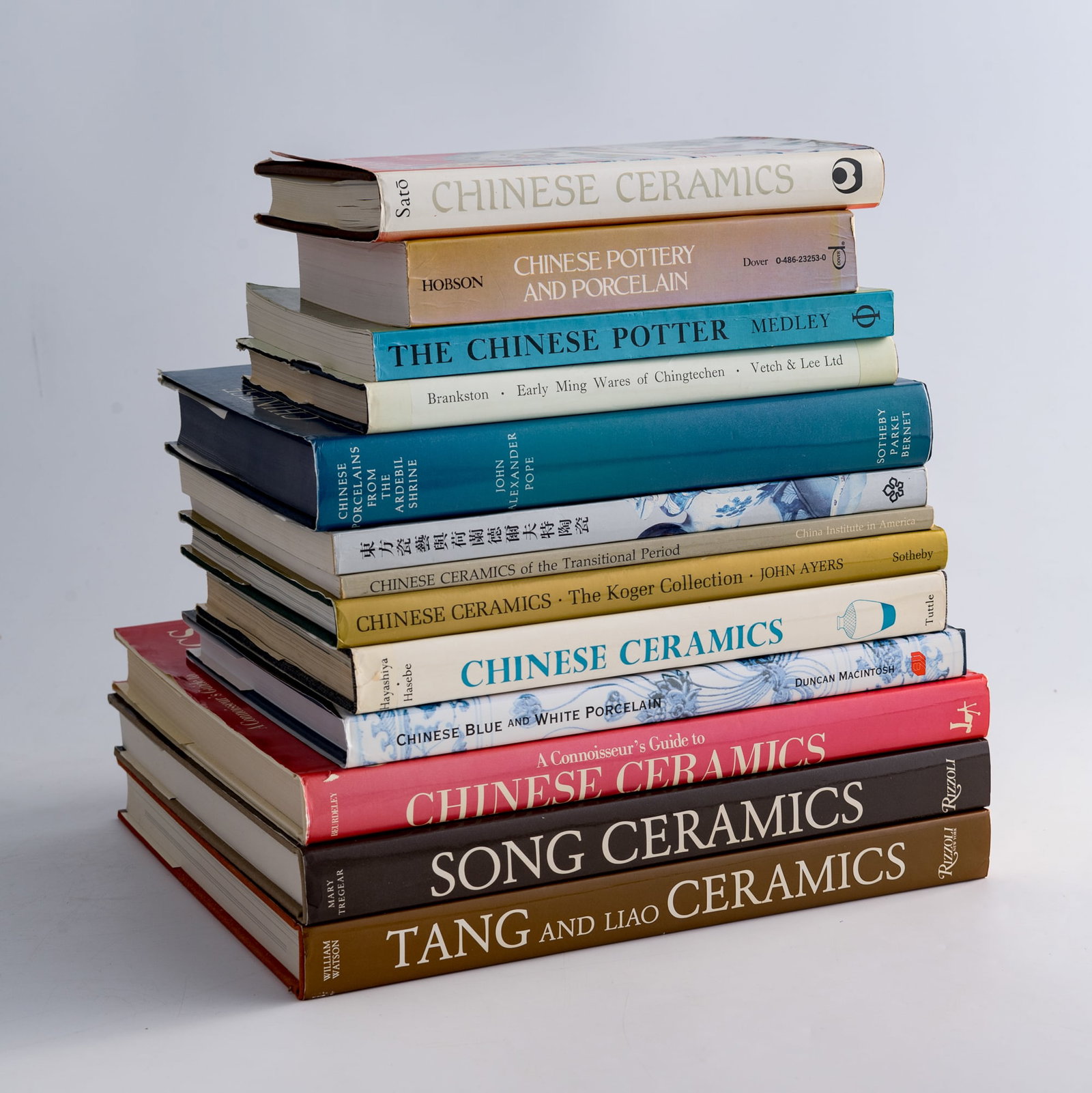 A group of thirteen English-language books on Chinese and related ceramics (1 of 7)