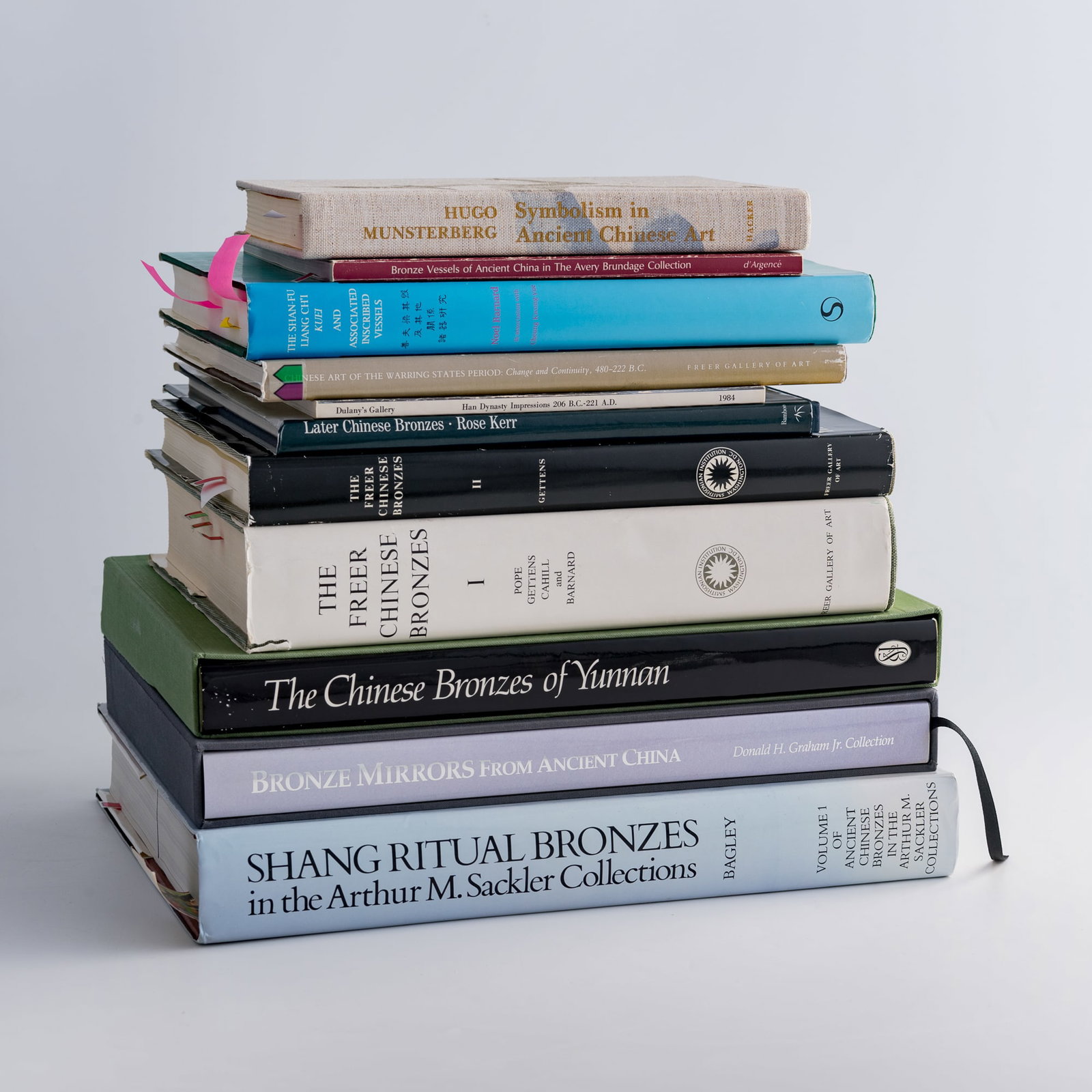 A group of eleven English-language books on ancient Chinese bronzes and art (1 of 7)