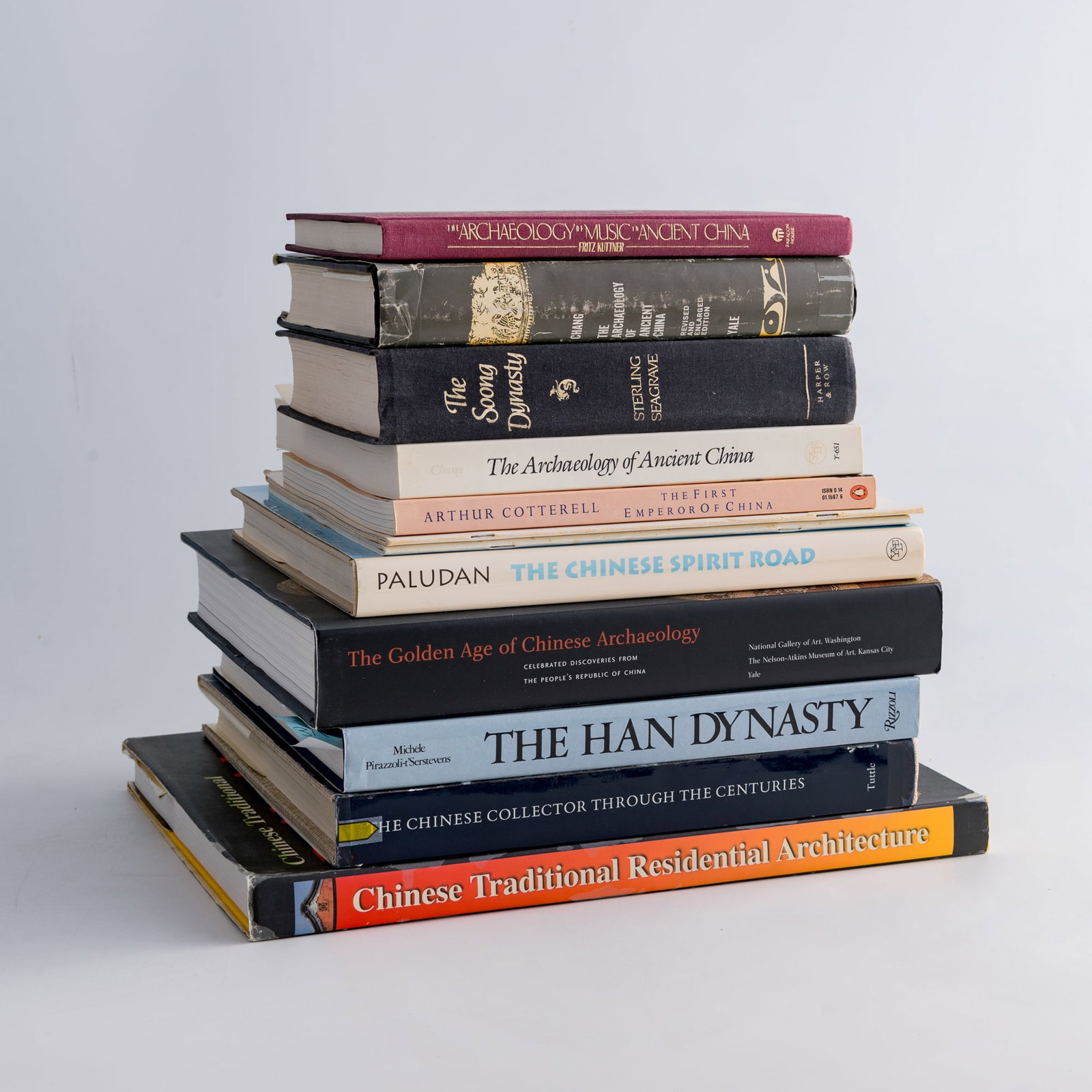 A group of twelve English-language books on Chinese architecture, archaeology and culture (1 of 5)