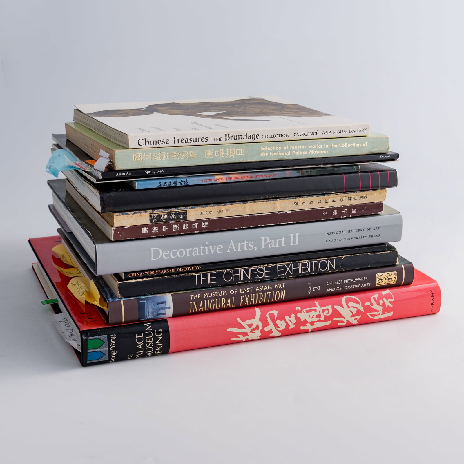 A group of thirteen books on museum and private collections, exhibitions, and scenic sites (1 of 6)