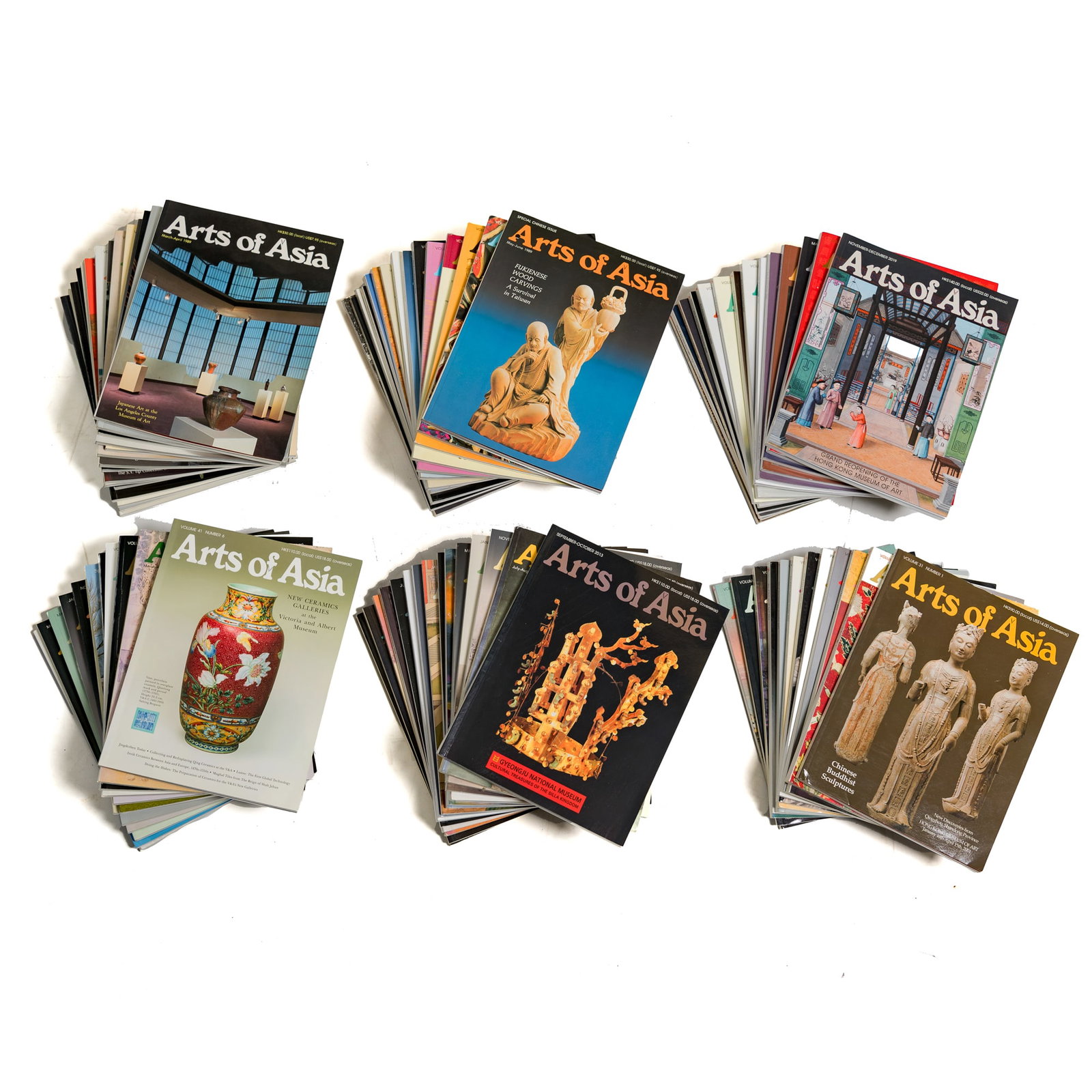 A group of eighty-four Arts of Asia magazines (1 of 7)