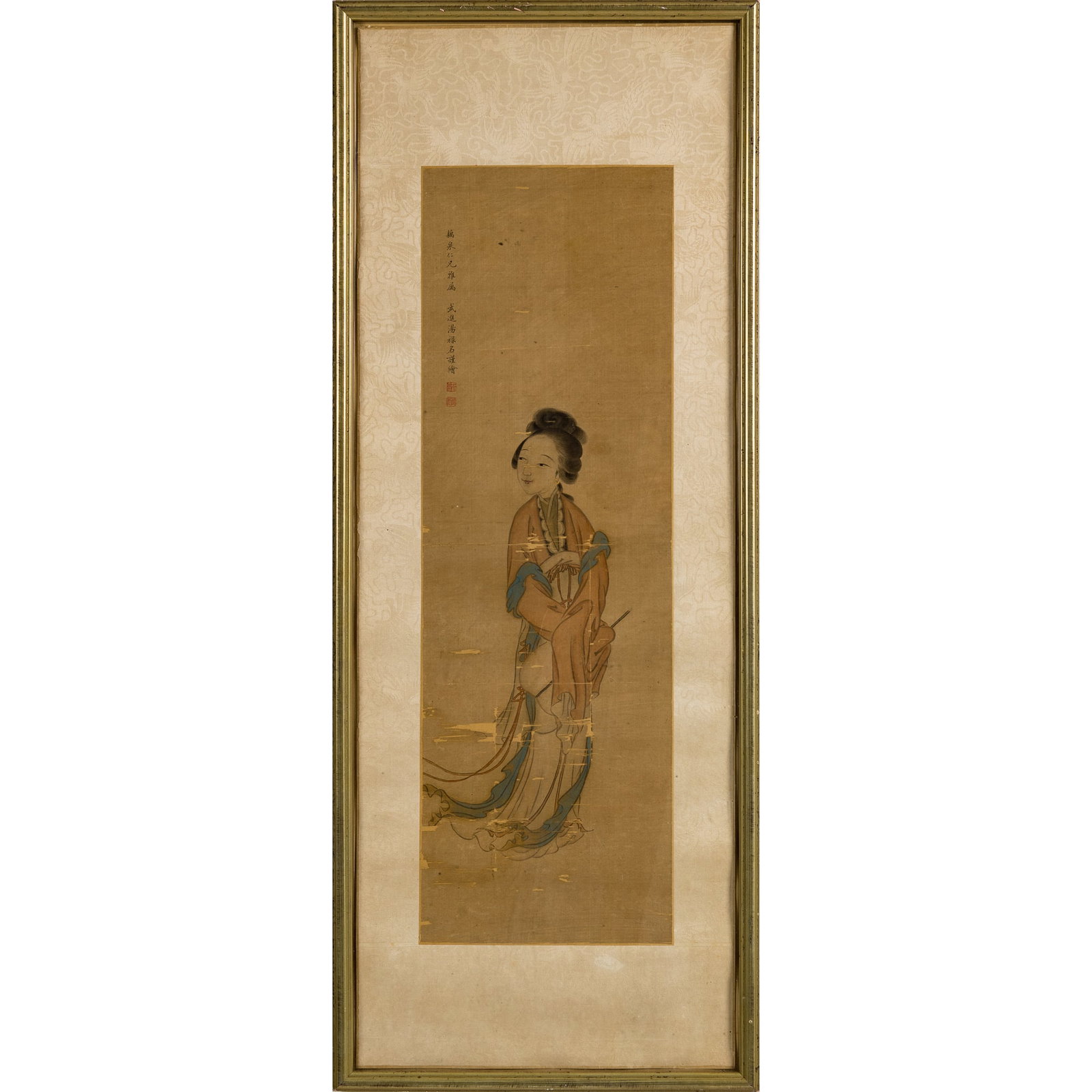 A Chinese 'court lady' painting, by Tang Luming (1804-1874) (1 of 6)