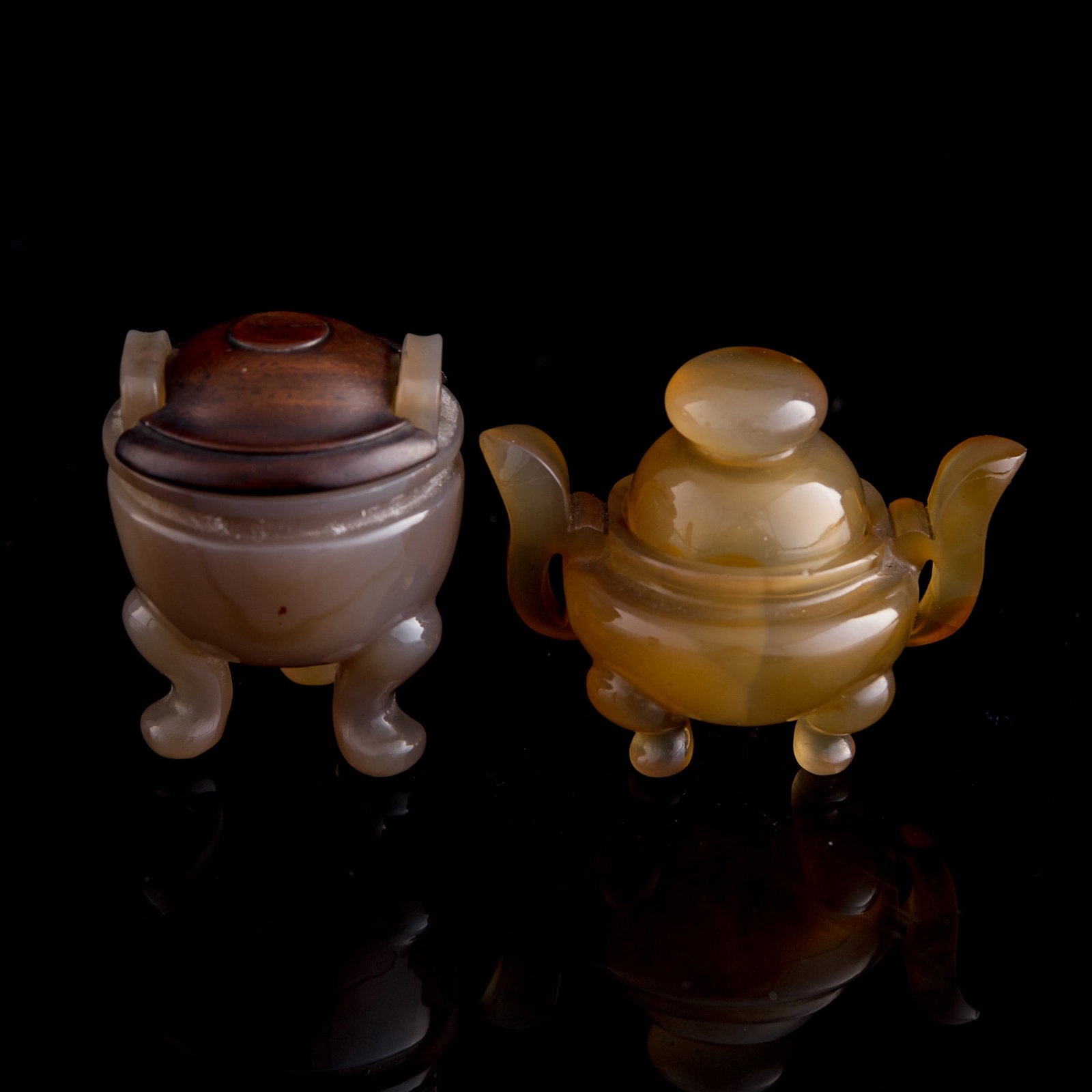 Three assorted Chinese agate objects, 18th/19th century - 8