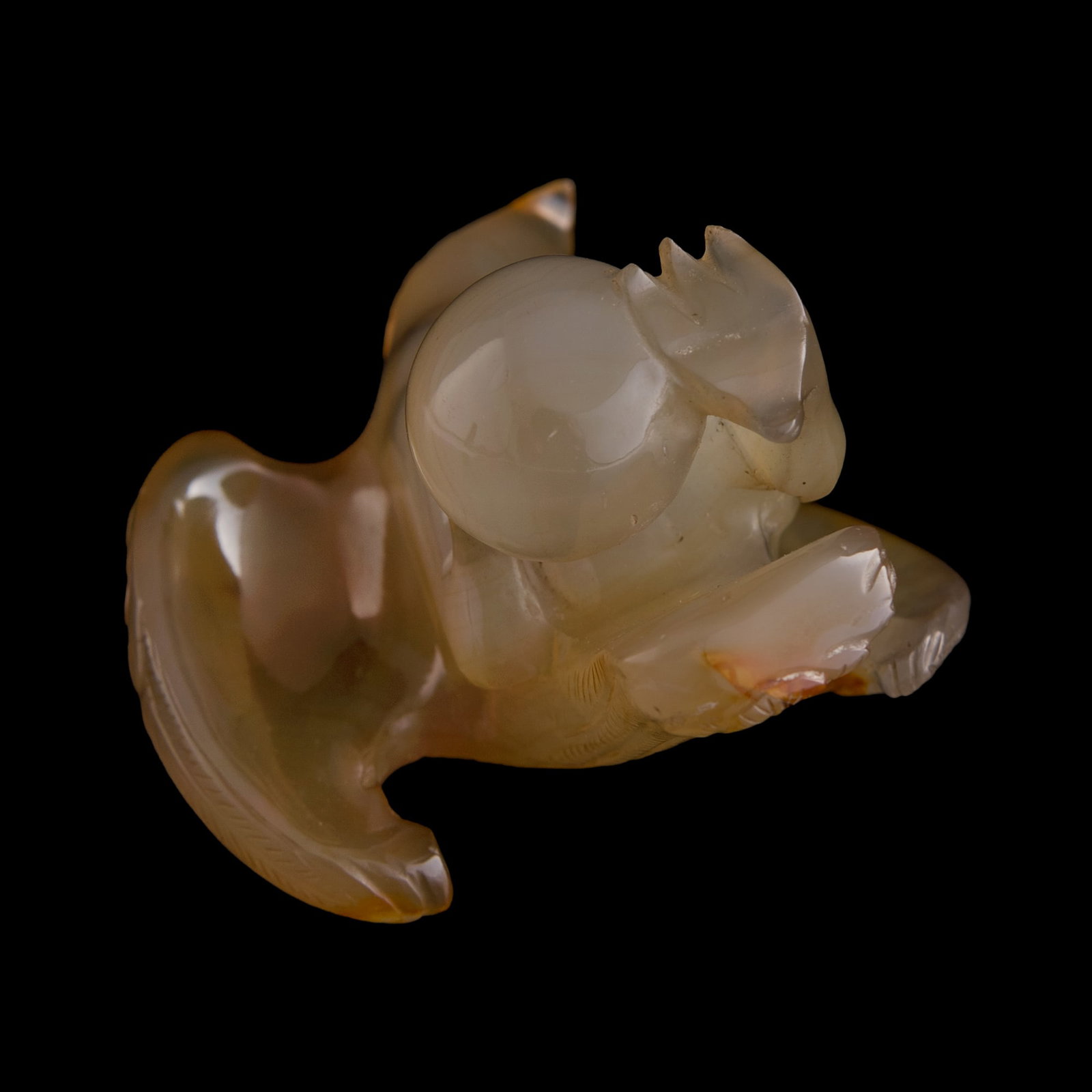 Three assorted Chinese agate objects, 18th/19th century - 9