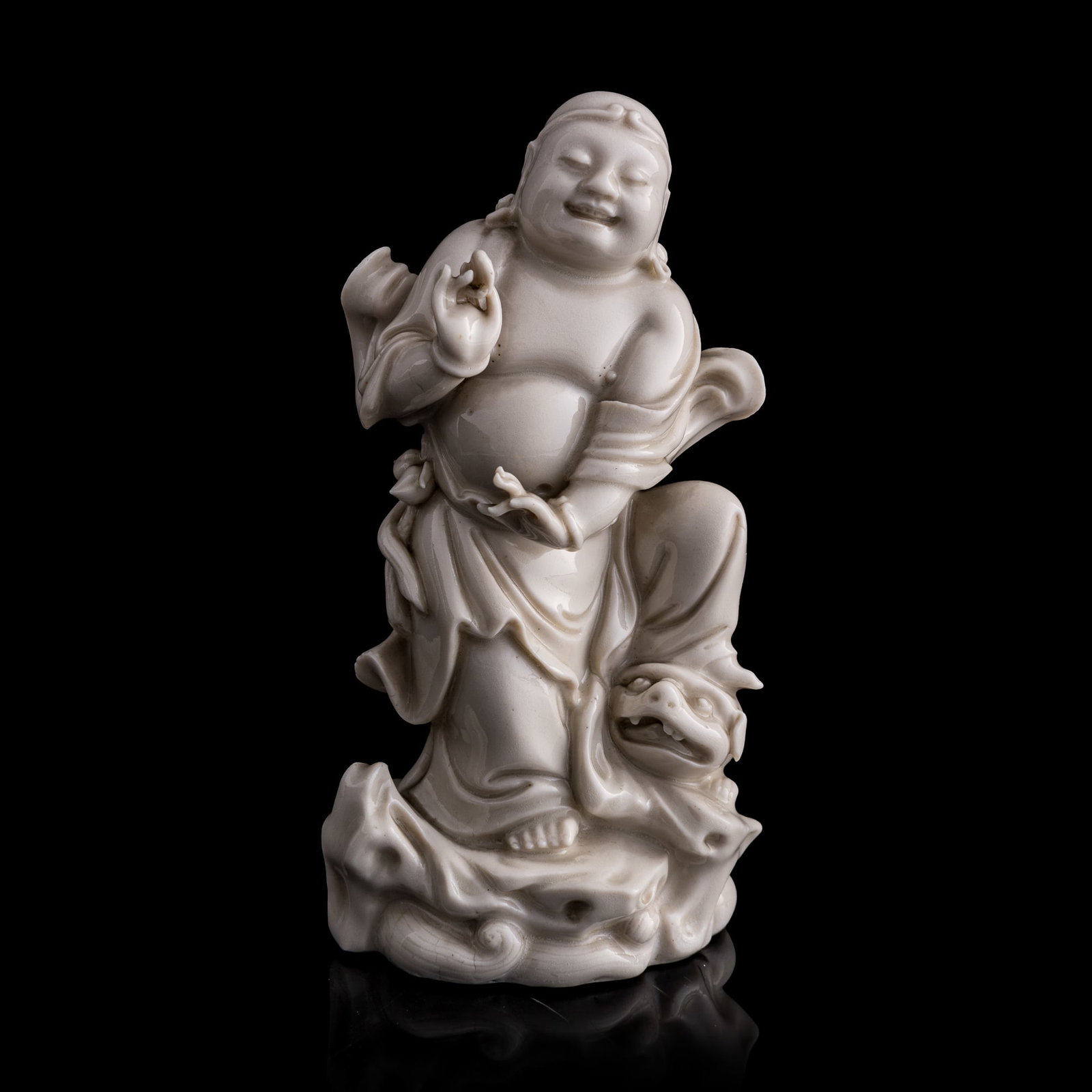 A Chinese Dehua figure of Liu Hai, 17th century (1 of 9)