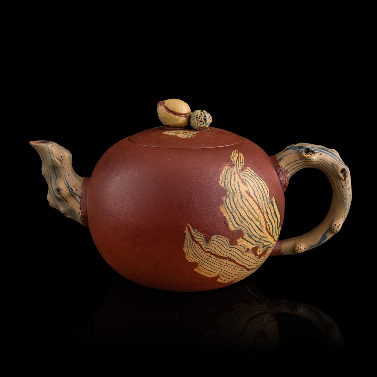 A Chinese Yixing teapot, by Lü Yaochen (b. 1941) (1 of 12)