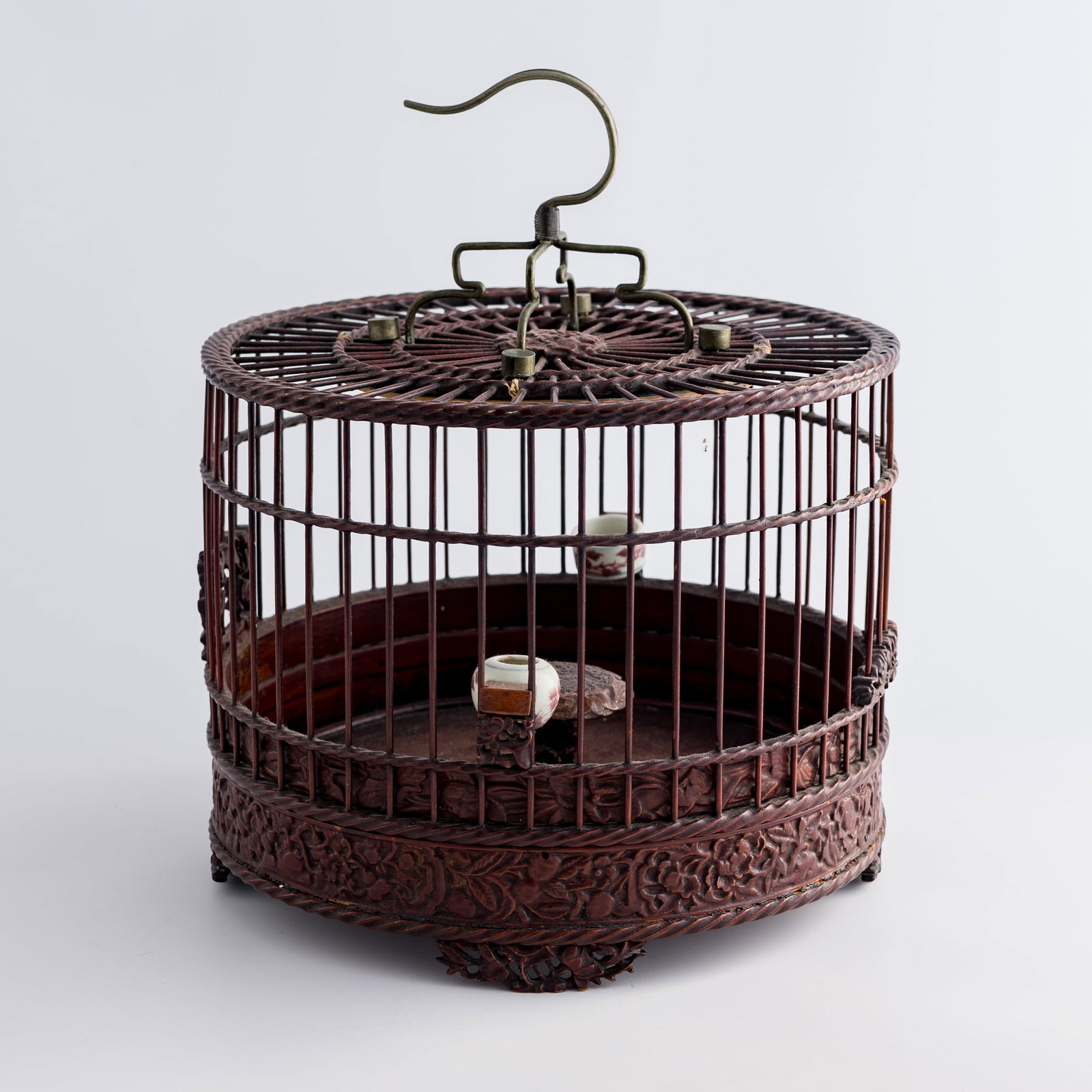 A Chinese bamboo birdcage, Republic period (1 of 8)