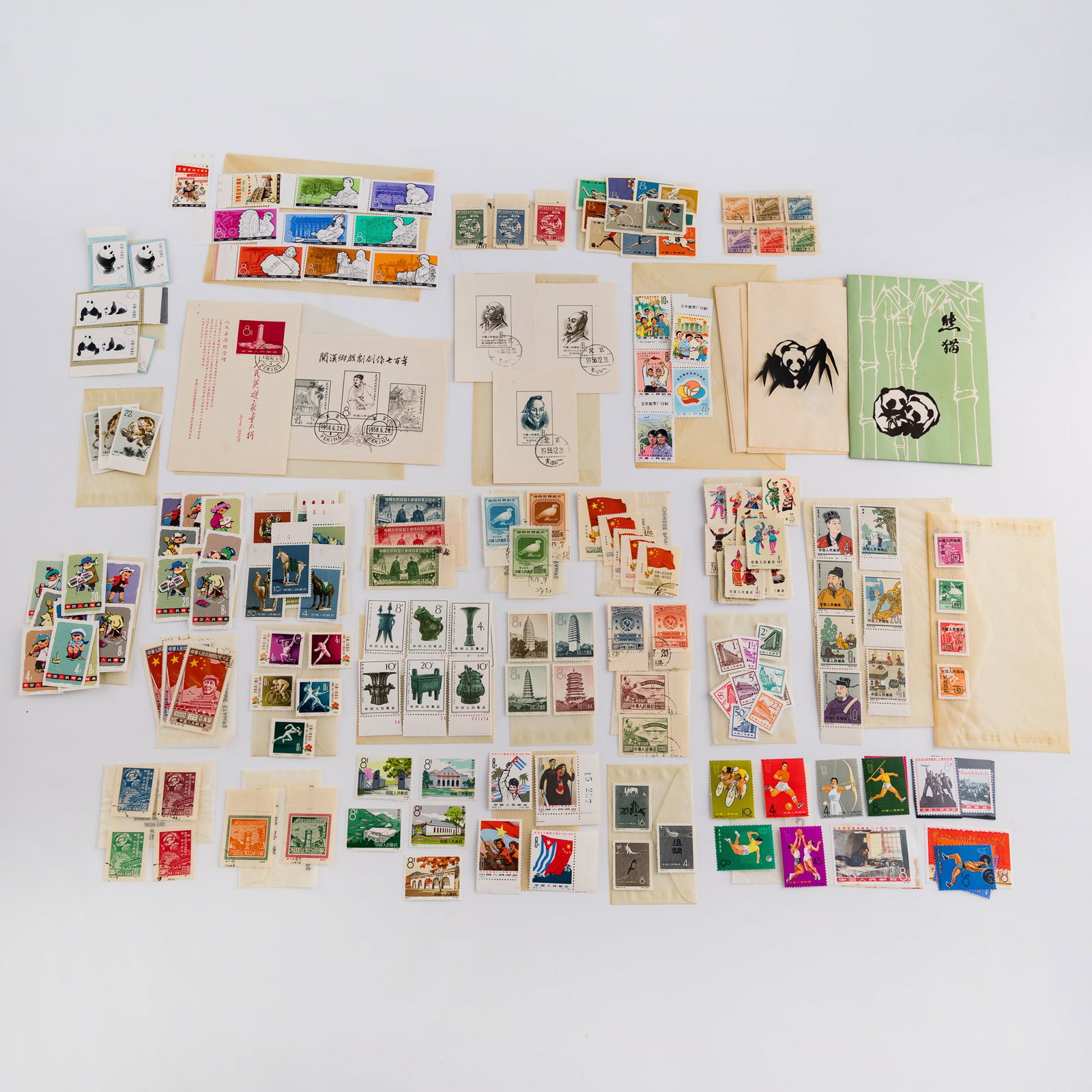 A collection of Chinese stamps, 1949-1965 (1 of 12)