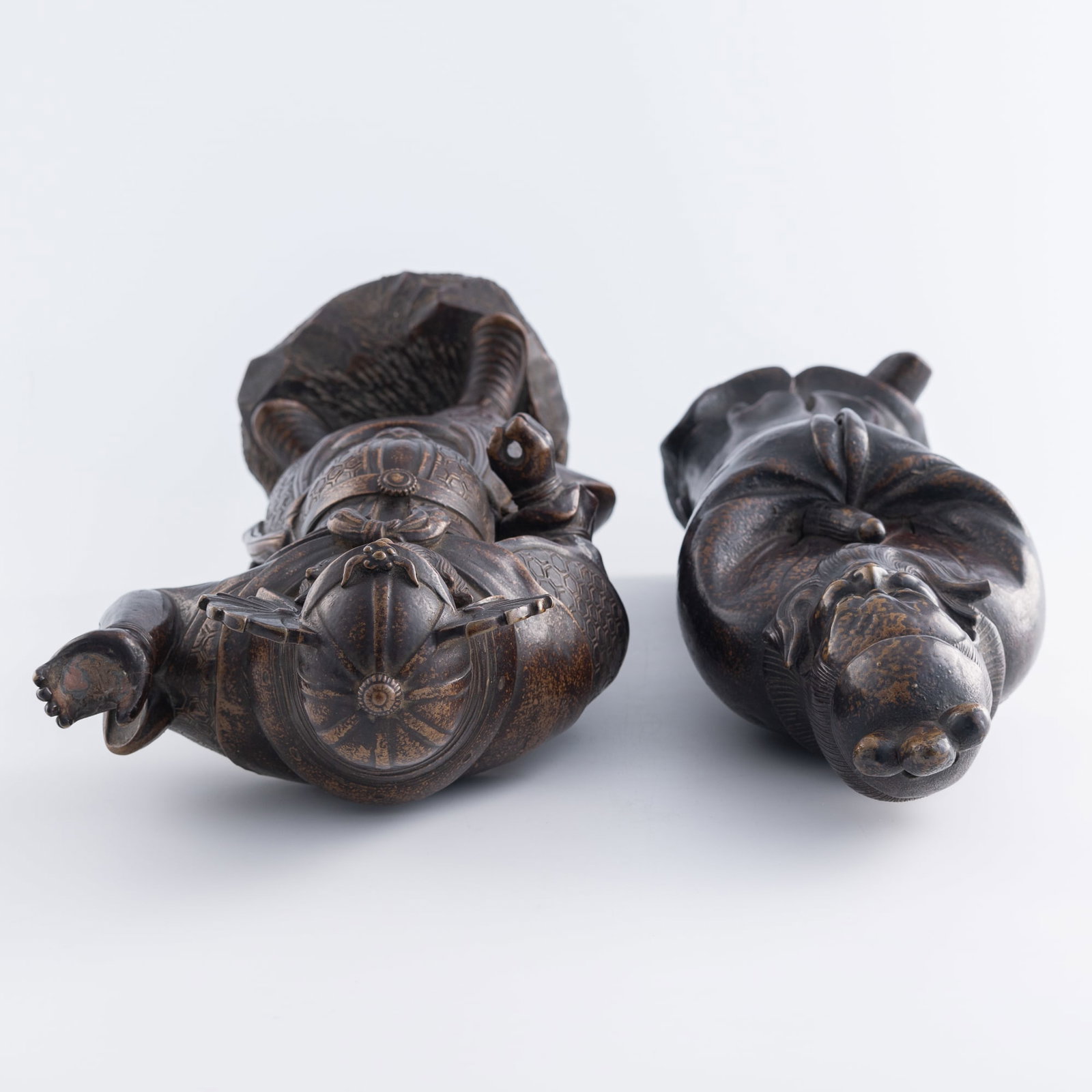 Two Japanese pottery figures, 19th century - 7