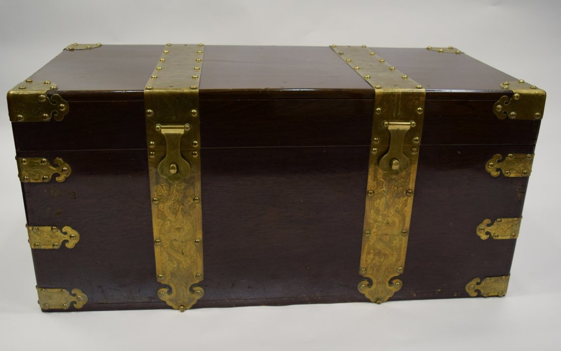 Large Brass-bound Chest/Trunk (1 of 10)