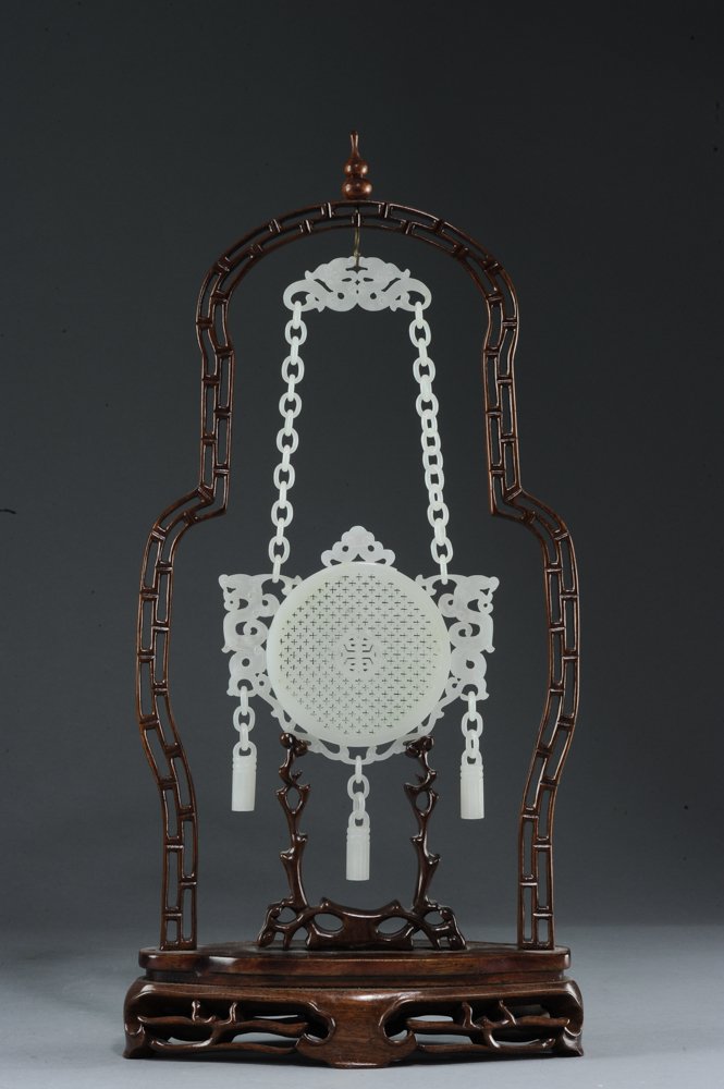 White Jade Incense Burner with Stand (1 of 5)