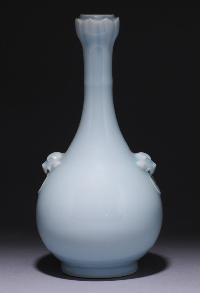 A Celadon Vase with Lotus Rim, Early 20th Century (1 of 10)