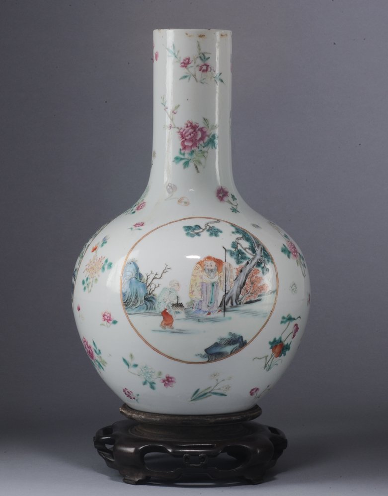 A Famille Rose Vase, Republic Period (1 of 10)