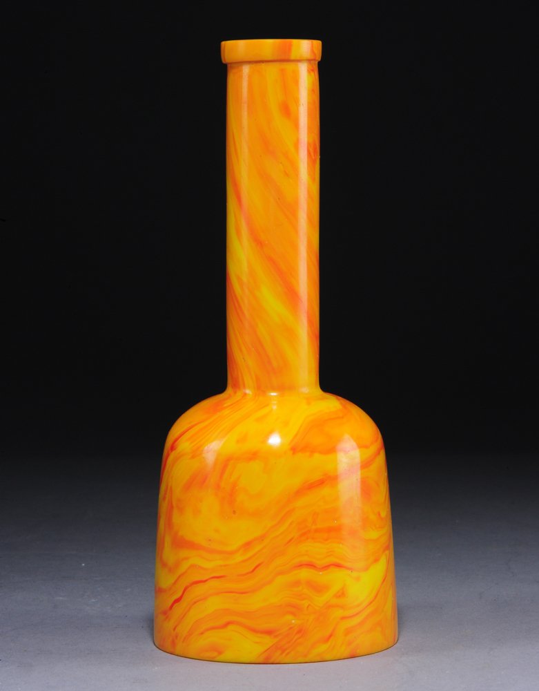 A Peking Glass Long-Neck Vase, Qianlong Period (1 of 6)