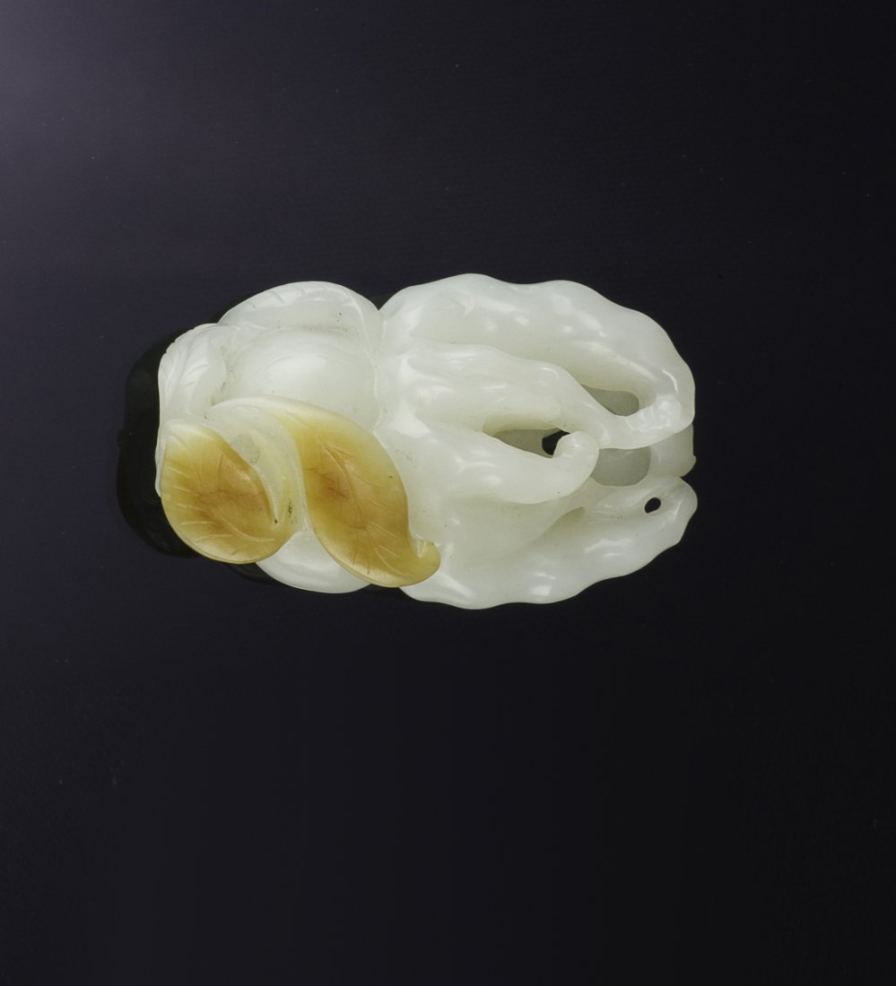 White Jade Buddha's Hand, Qing Dynasty (1 of 2)