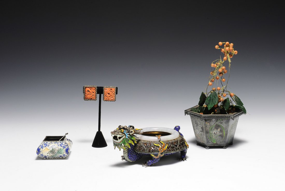 Group of Four Silver Items, 19th - 20th Century (1 of 10)