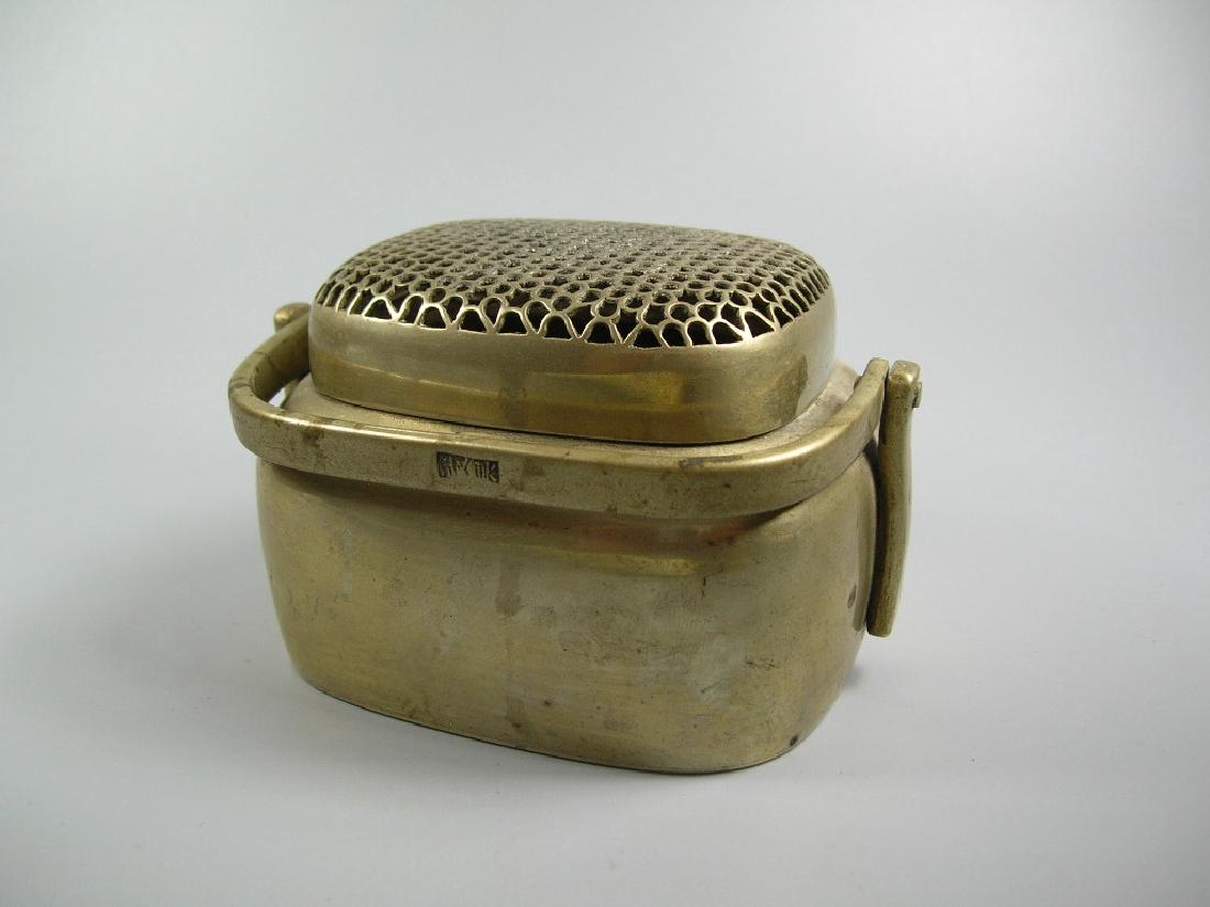 Antique Small Chinese Baitong Hand Warmer (1 of 10)