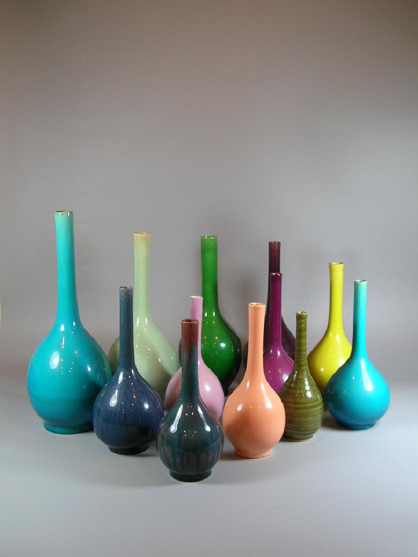 Group of  Antique Japanese & Chinese Monochrome Vases (1 of 10)