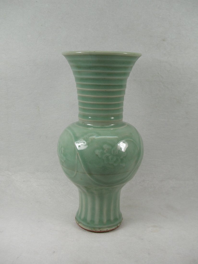 Unusual Chinese Longquan Ware Beaker Vase Ming Dy (1 of 10)