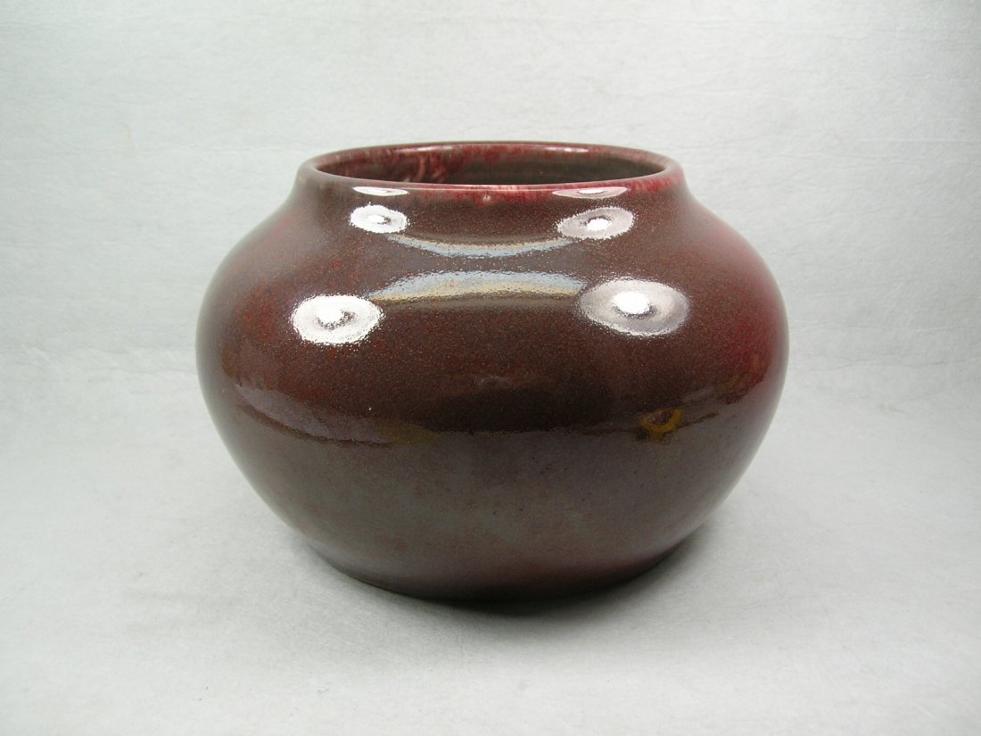 Large Chinese Copper-Red Porcelain Jar Qing Dynasty (1 of 10)