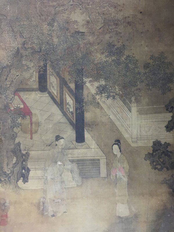 Unusual Classical Chinese Scroll Painting Qiu Ying (1 of 10)
