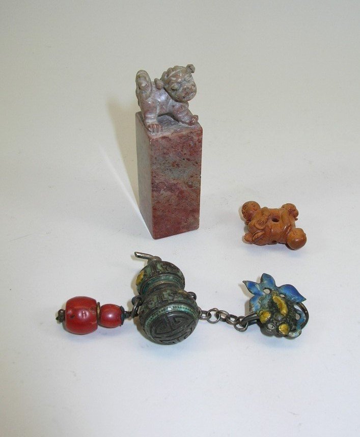 Three Old Chinese Curios (1 of 8)
