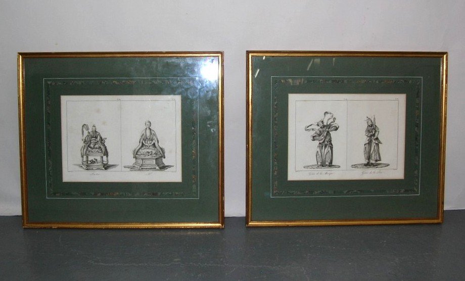 Rare Antique Engraving Etchings De Guignes Voyage a (1 of 10)