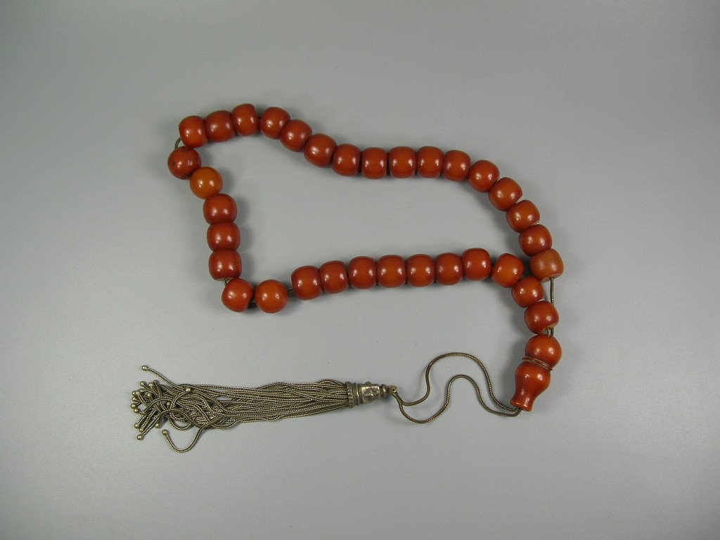 Antique authentic 34 Amber Bakelite Faturan Preyer (1 of 10)