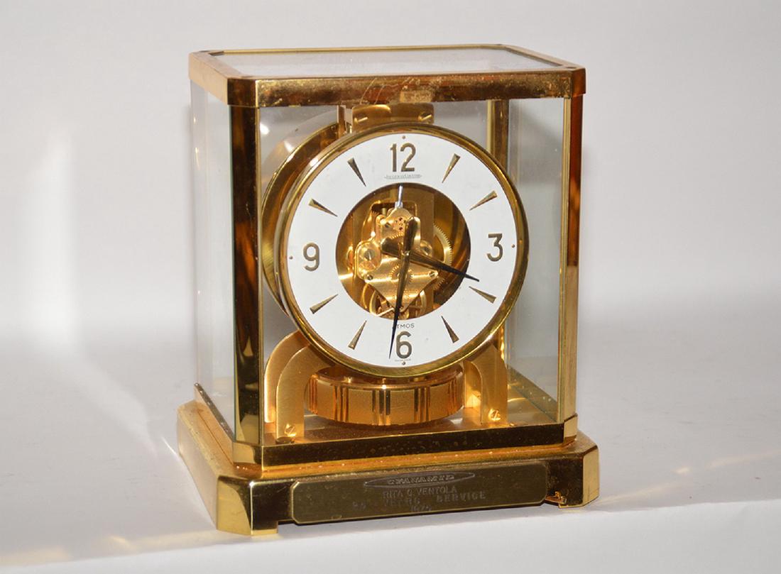 LeCoultre Atmos Clock.  Ht. 9 1/4" W. 8" D. 6 1/2". (1 of 9)