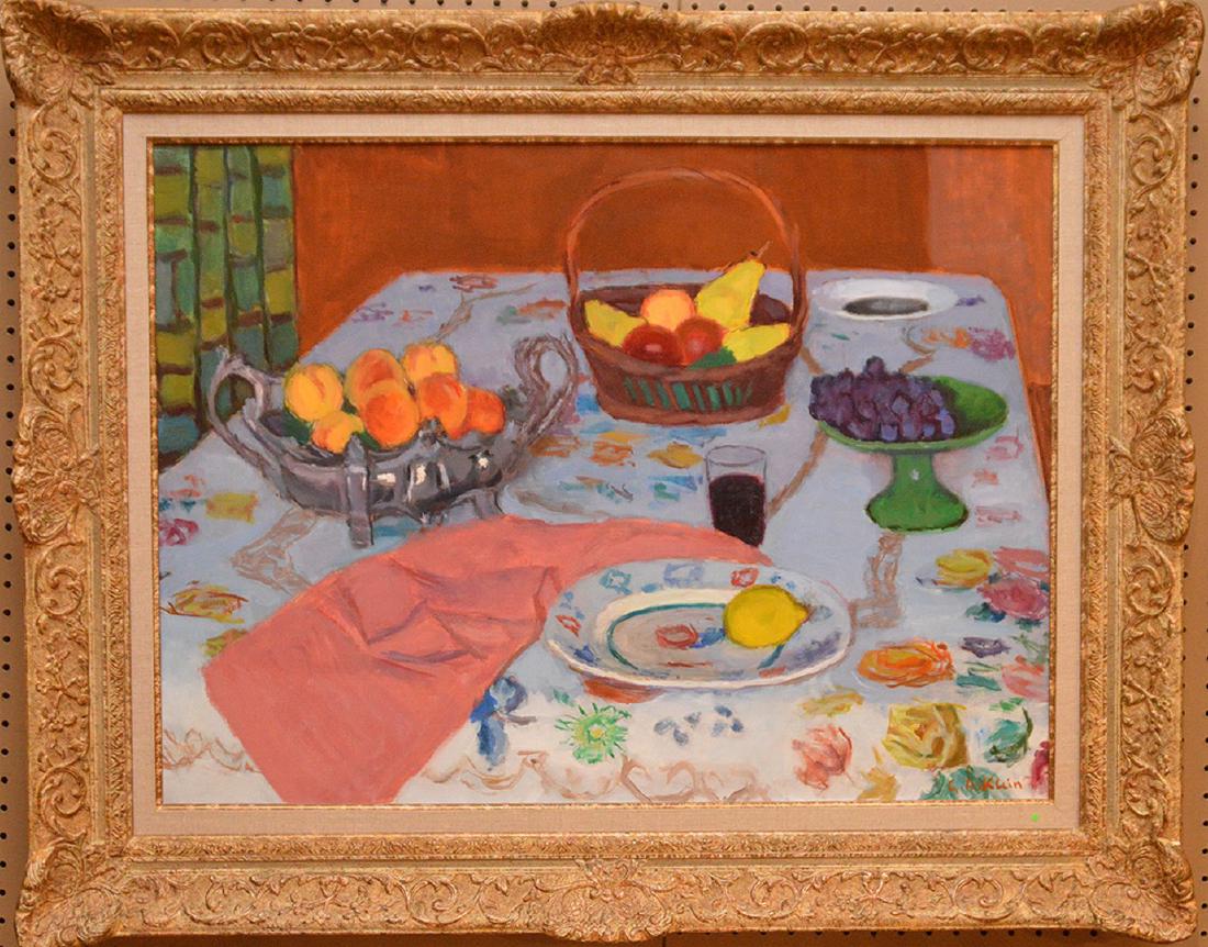 Georges Andre Klein  (France 1901 - 1992) oil on (1 of 4)