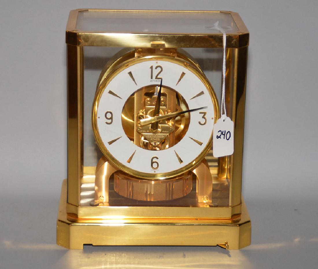 Jeager LeCoultre Atmos Clock.  Ht. 9 1/4" (1 of 4)