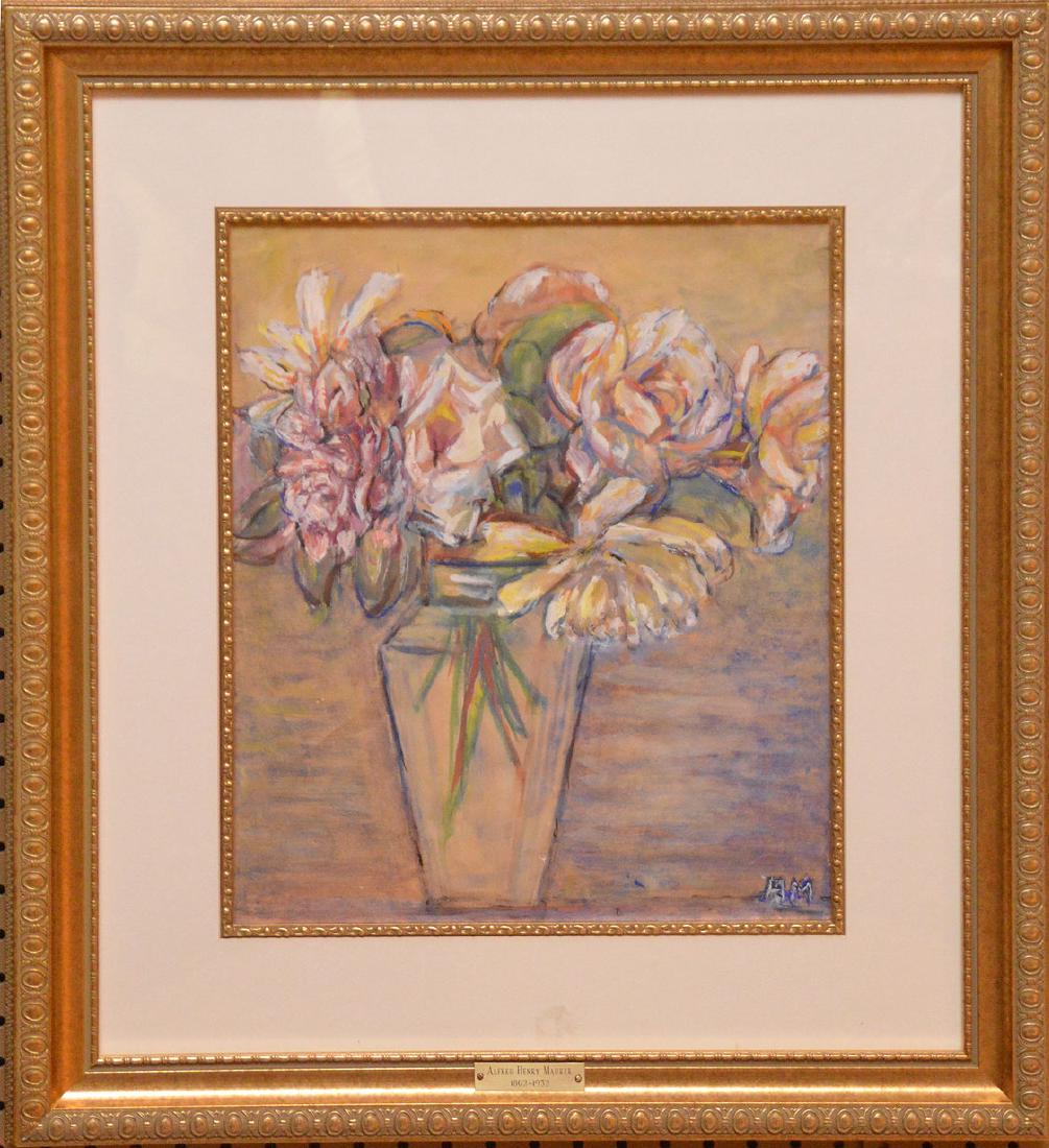 ALFRED HENRY MAURER American 1868 Flowers in a Vase (1 of 7)