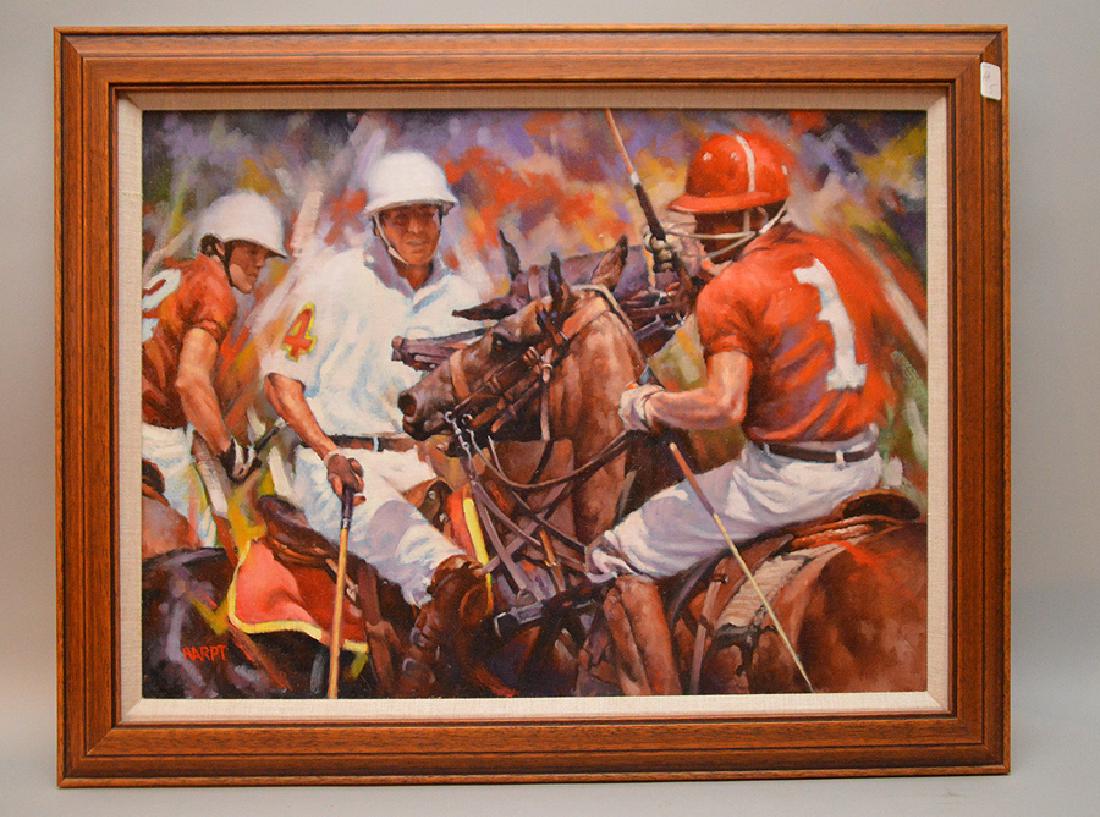 Charles Harpt (American 20th Century) oil on board, (1 of 5)