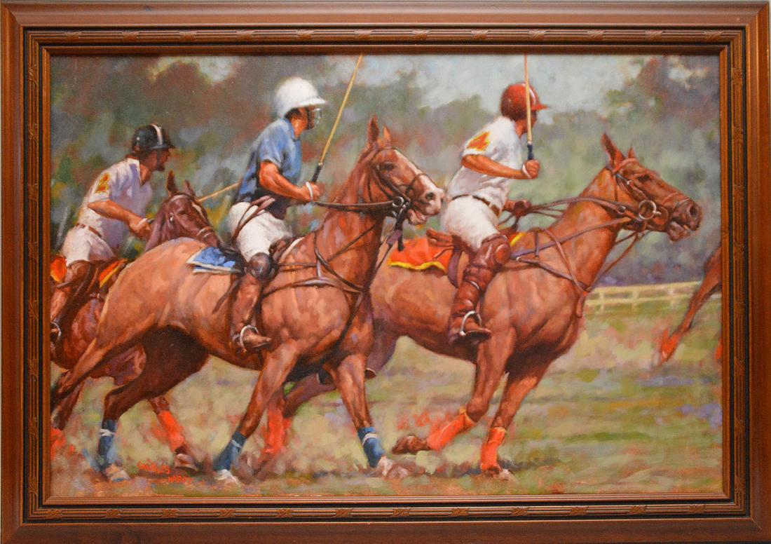 Charles Harpt (American 20th Century) oil on board, (1 of 4)