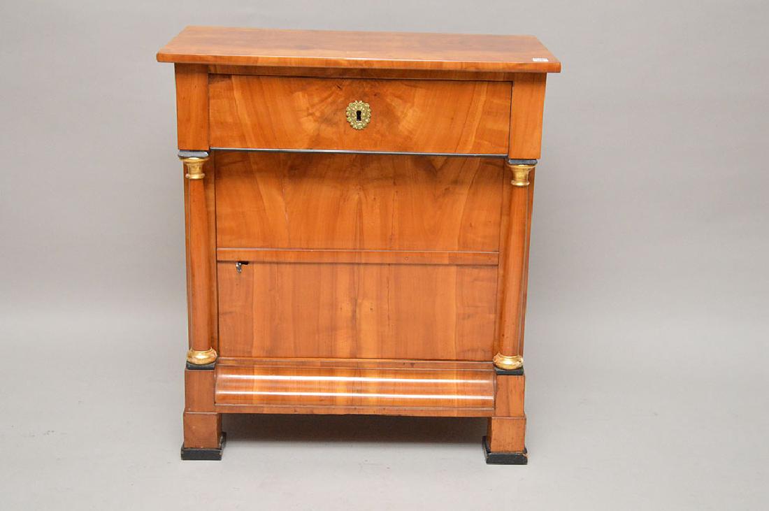 18th Century Biedermeier one drawer with door birch (1 of 7)