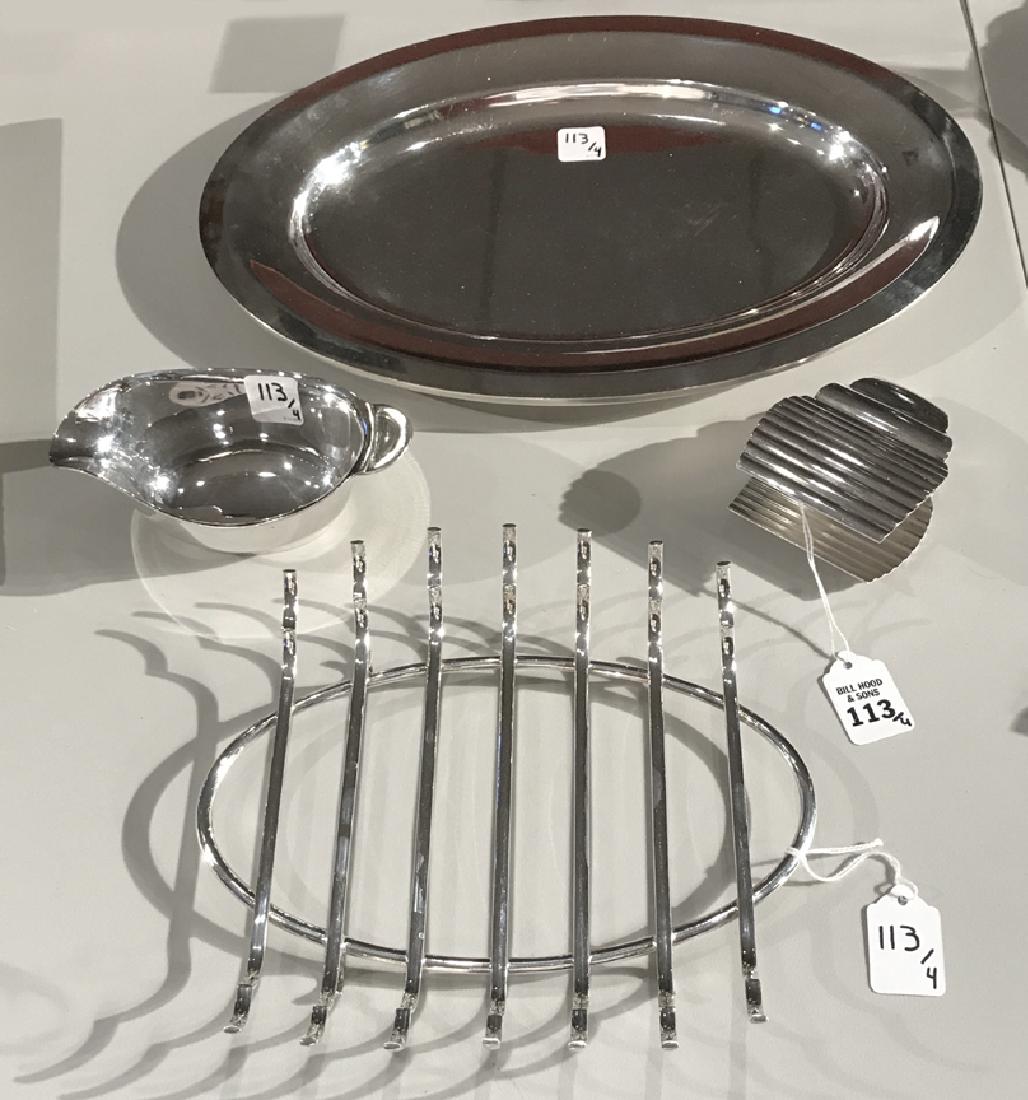 4 Christofle Silver Plated Articles.  Each Marked (1 of 2)