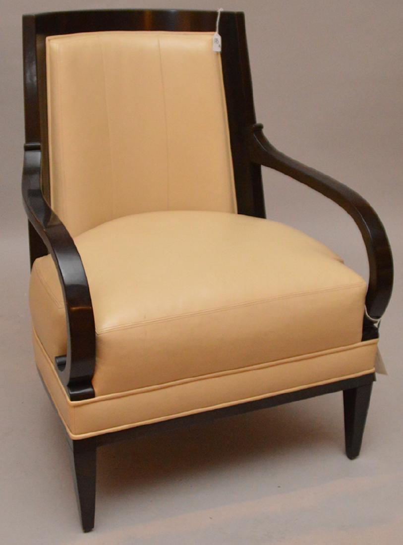 Andre Arbus style arm chair, wood in Bobingha veneers (1 of 5)