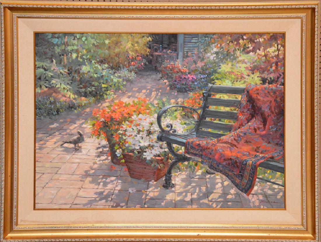 Jose Trinidad (CANADIAN, 1924)  Large oil on canvas, In (1 of 5)