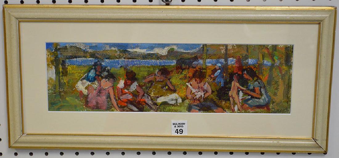 French Impressionist School, 19th century, women on a (1 of 6)